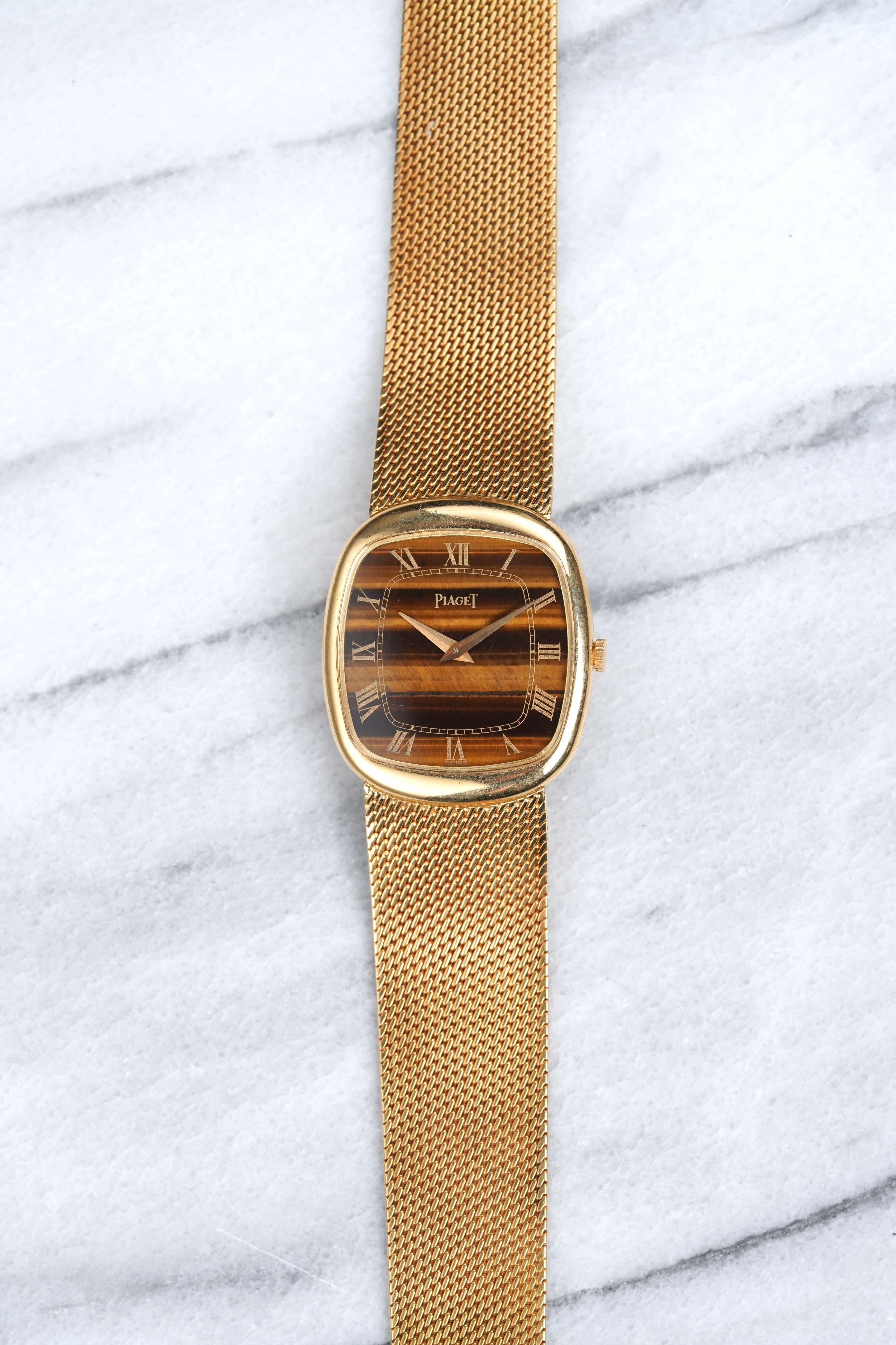 Piaget Tiger Eye - 18K Yellow Gold.