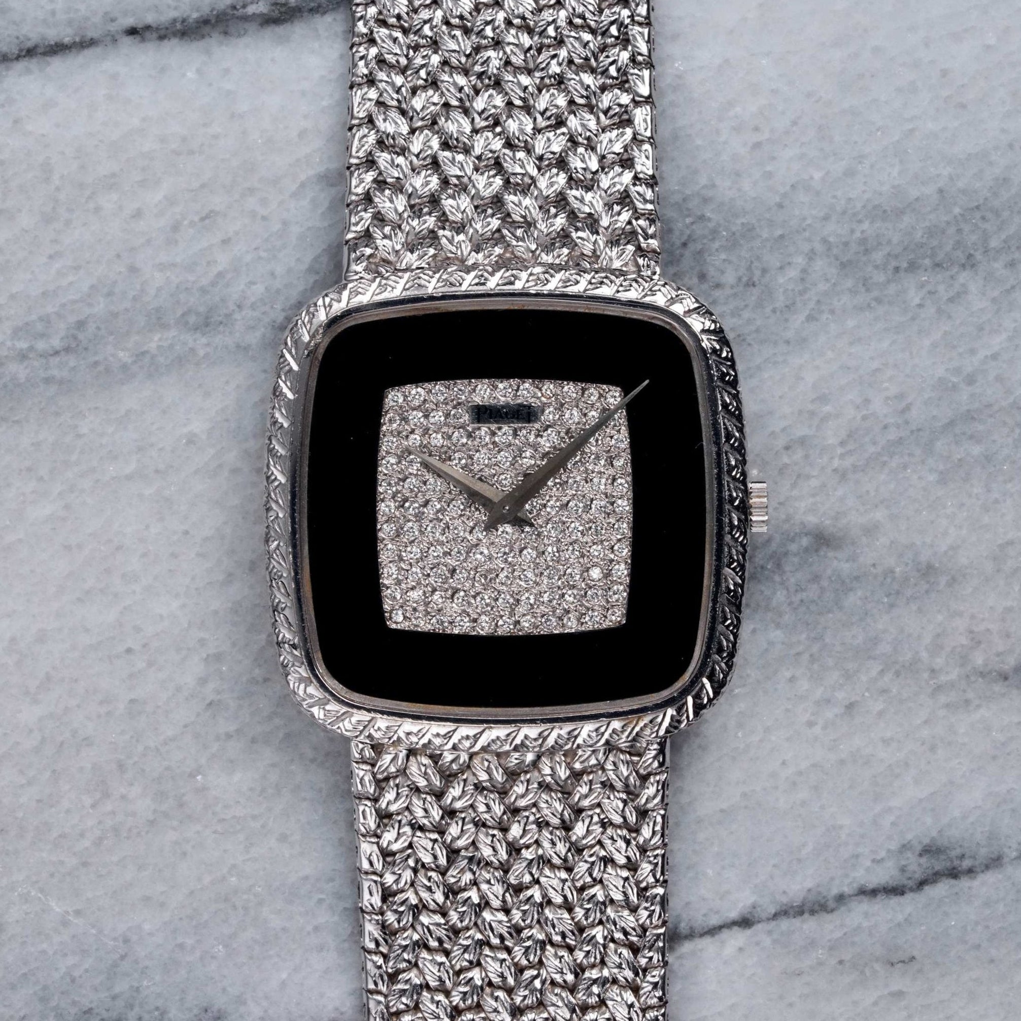Piaget Onyx & Diamond - 18K White Gold