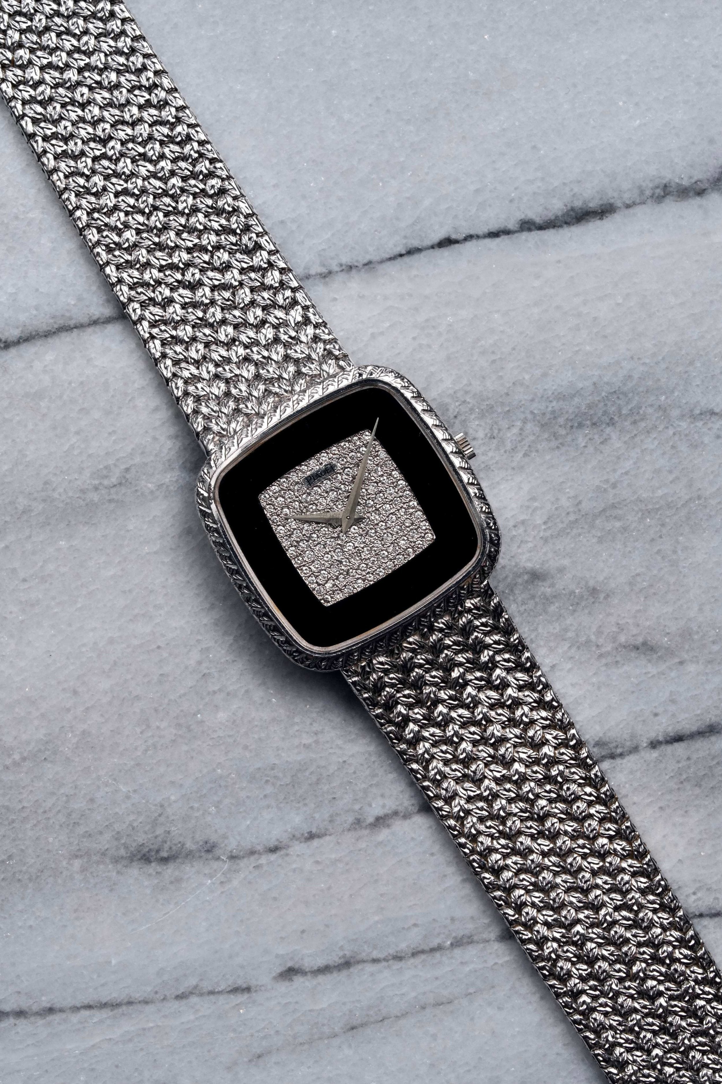 Piaget Onyx & Diamond - 18K White Gold