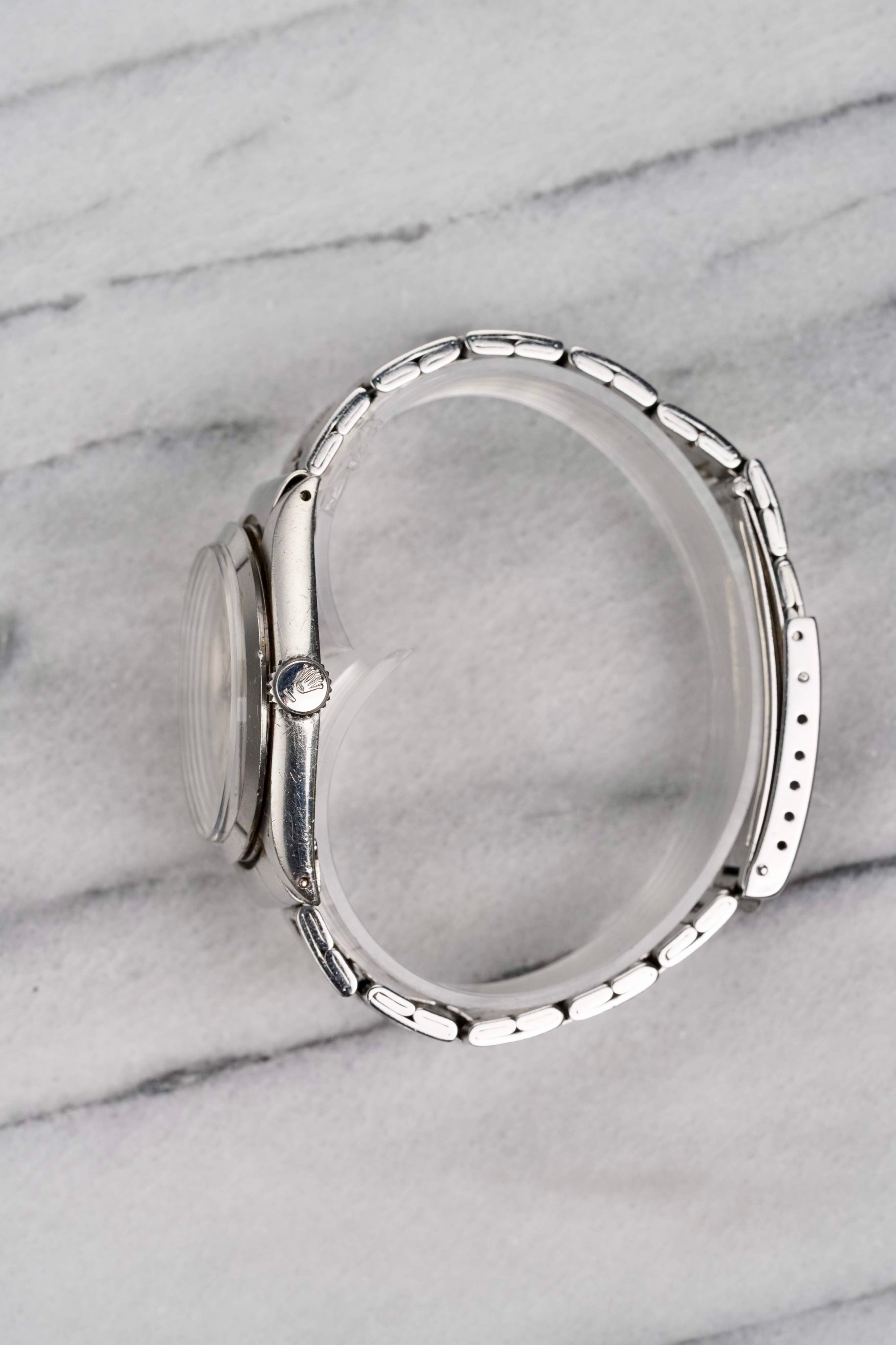 Rolex Precision Oyster - Silver Stripe Dial