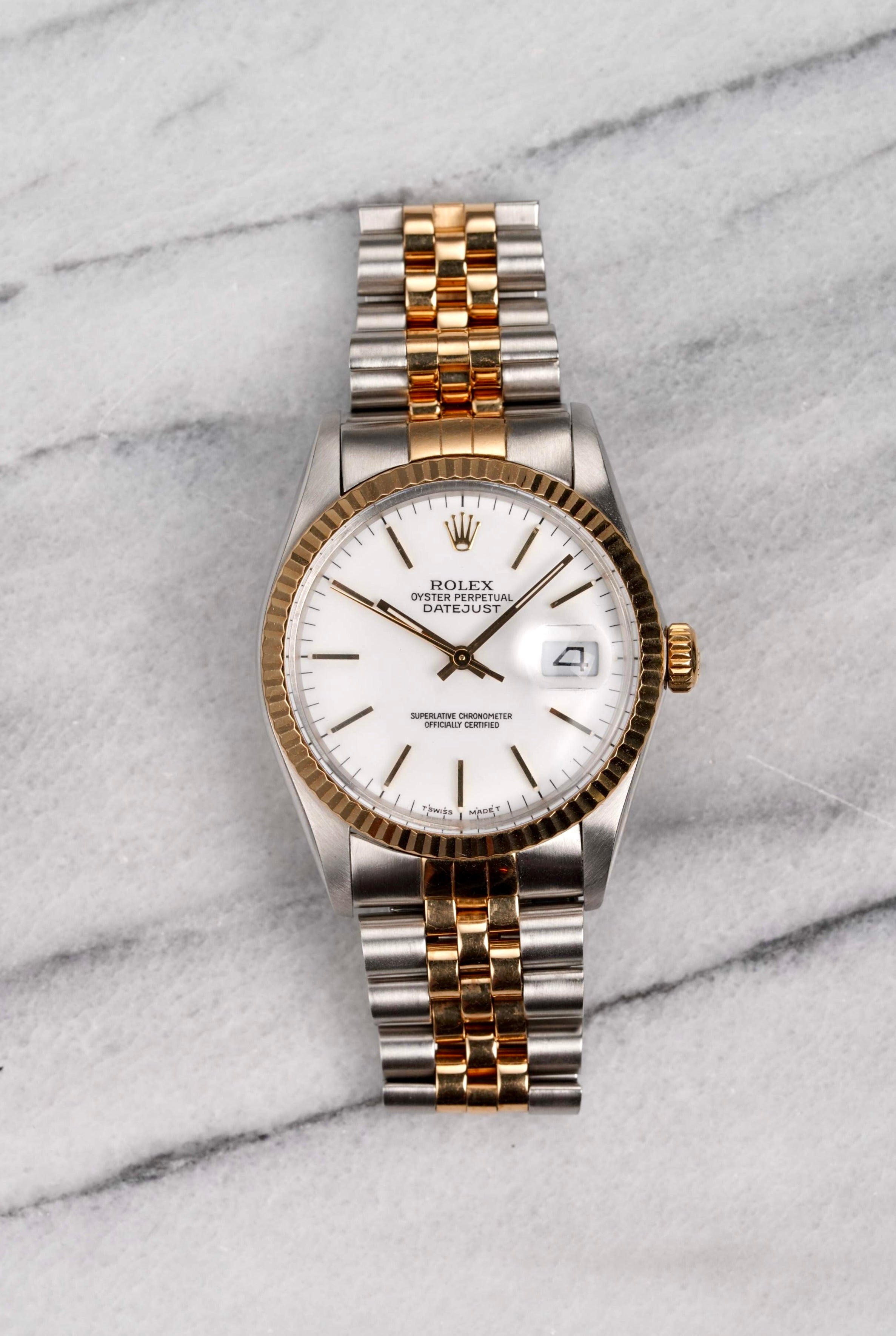 Rolex Datejust 16013 - White Dial