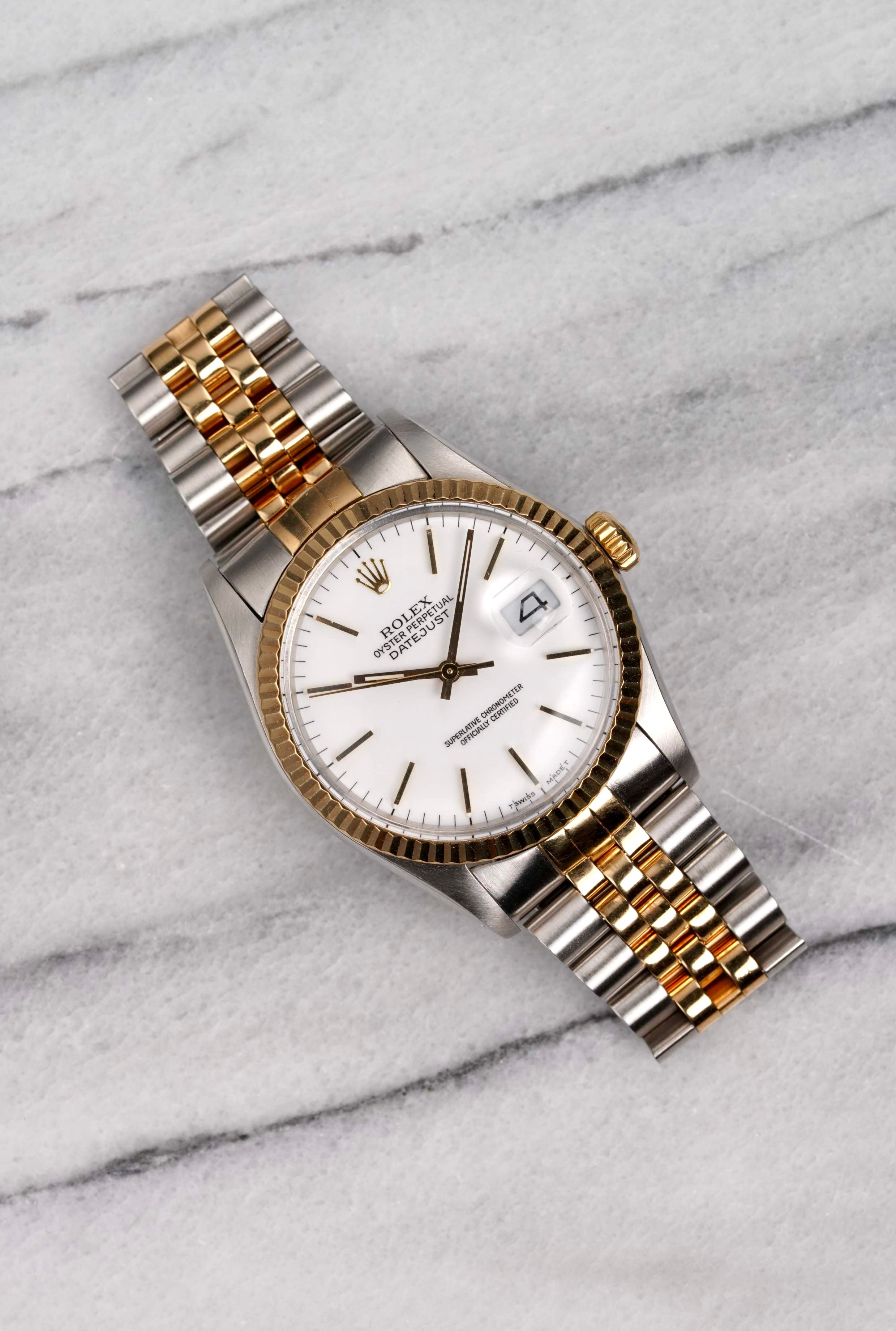 Rolex Datejust 16013 - White Dial