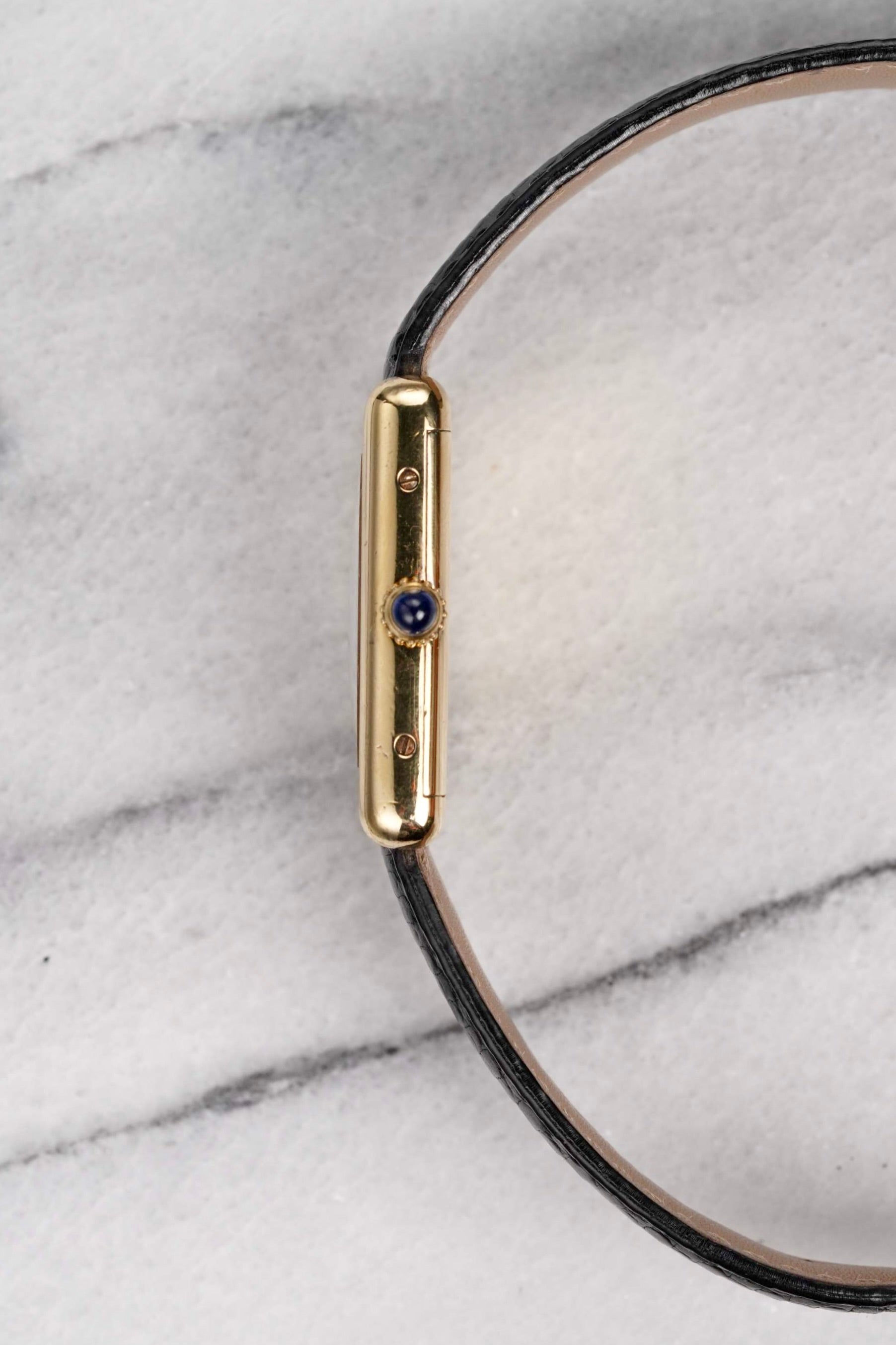 Cartier Tank - Black Dial.