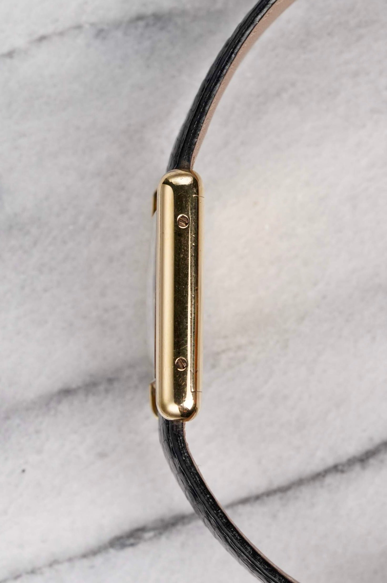 Cartier Tank - Black Dial.