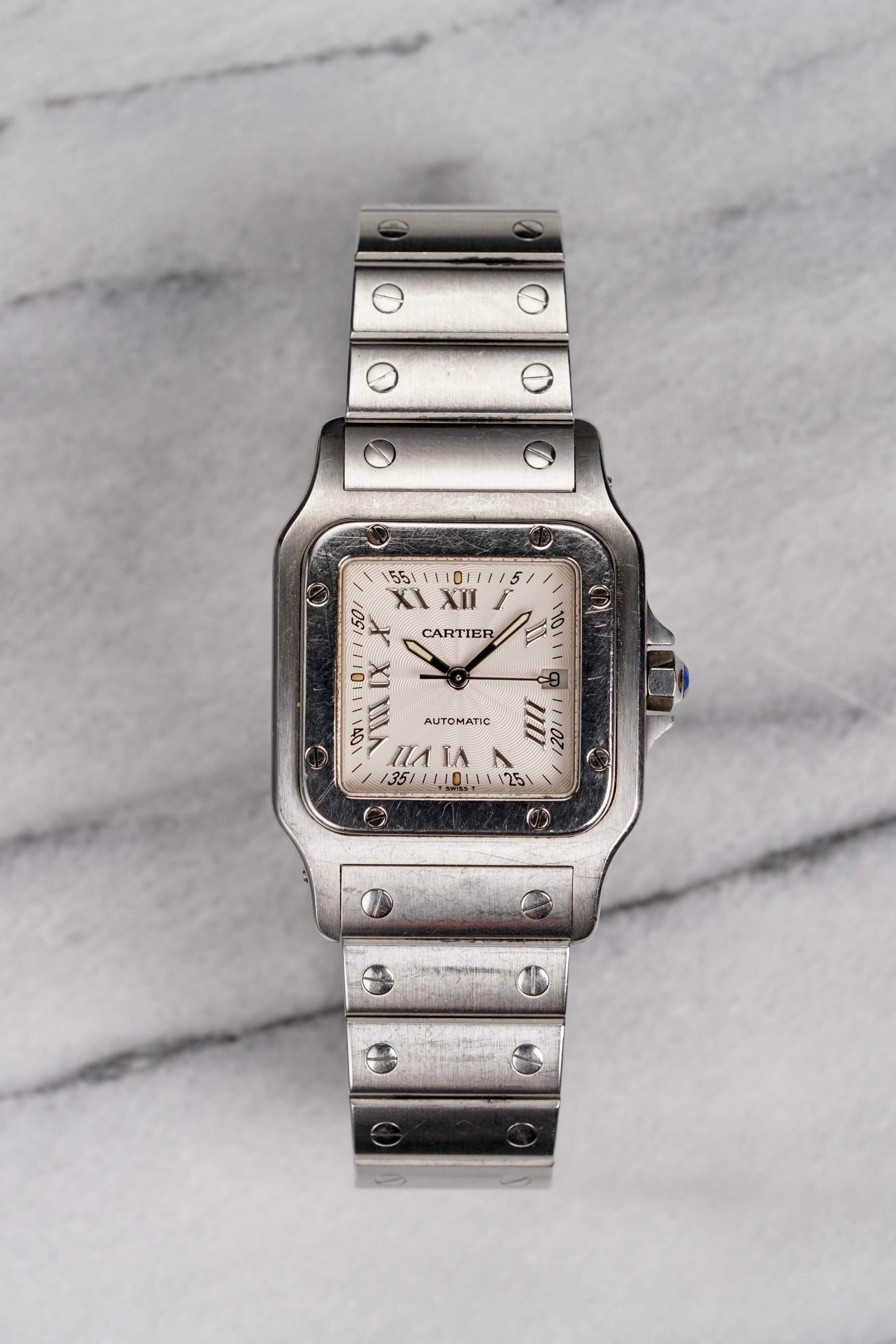 Cartier Santos 2319 - Guilloche Dial