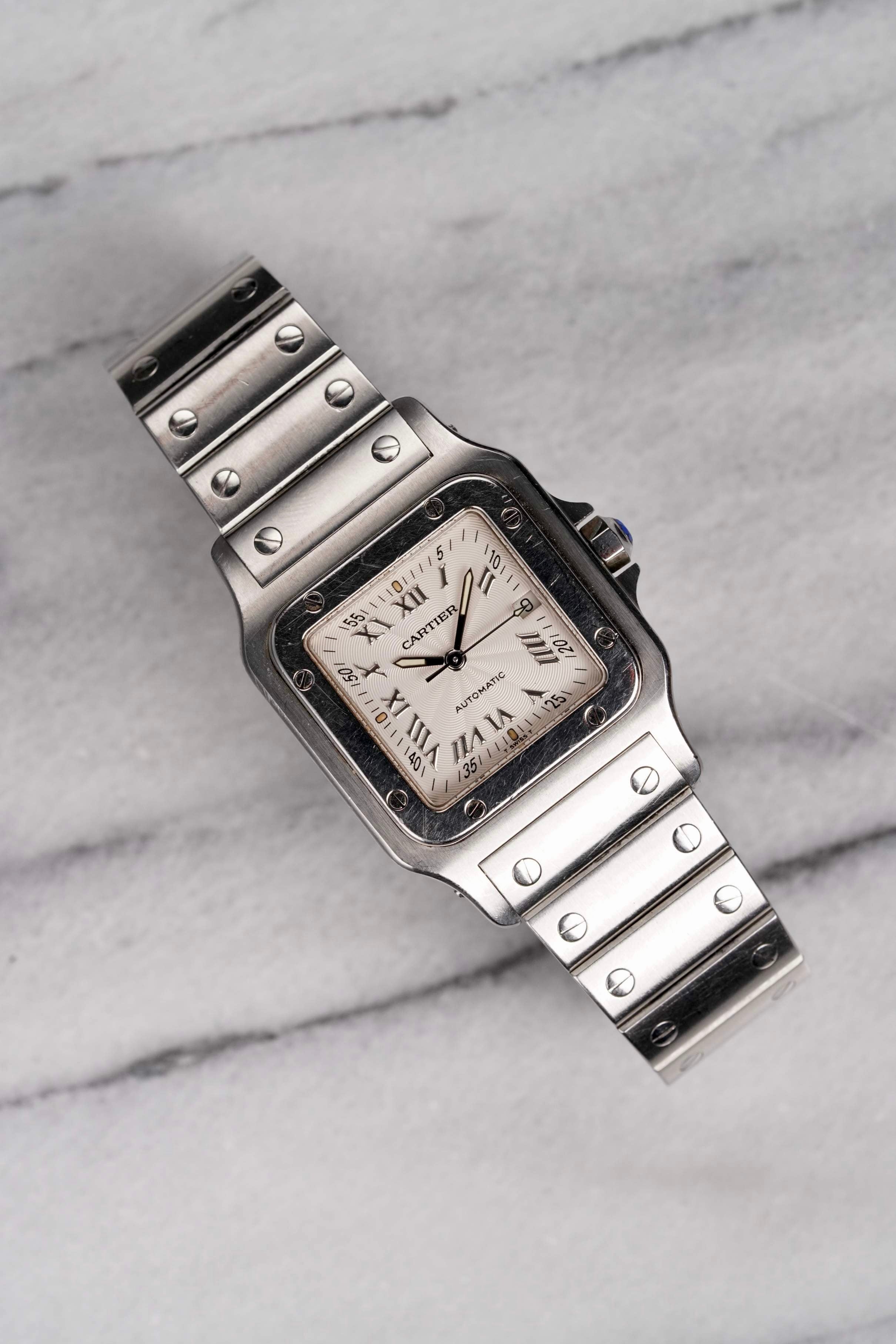 Cartier Santos 2319 - Guilloche Dial