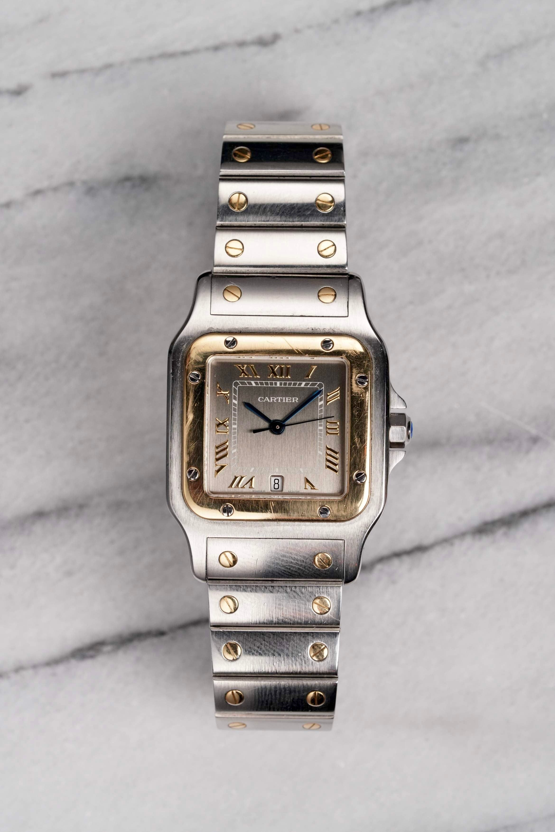 Cartier Santos 1566 - Mocha Dial