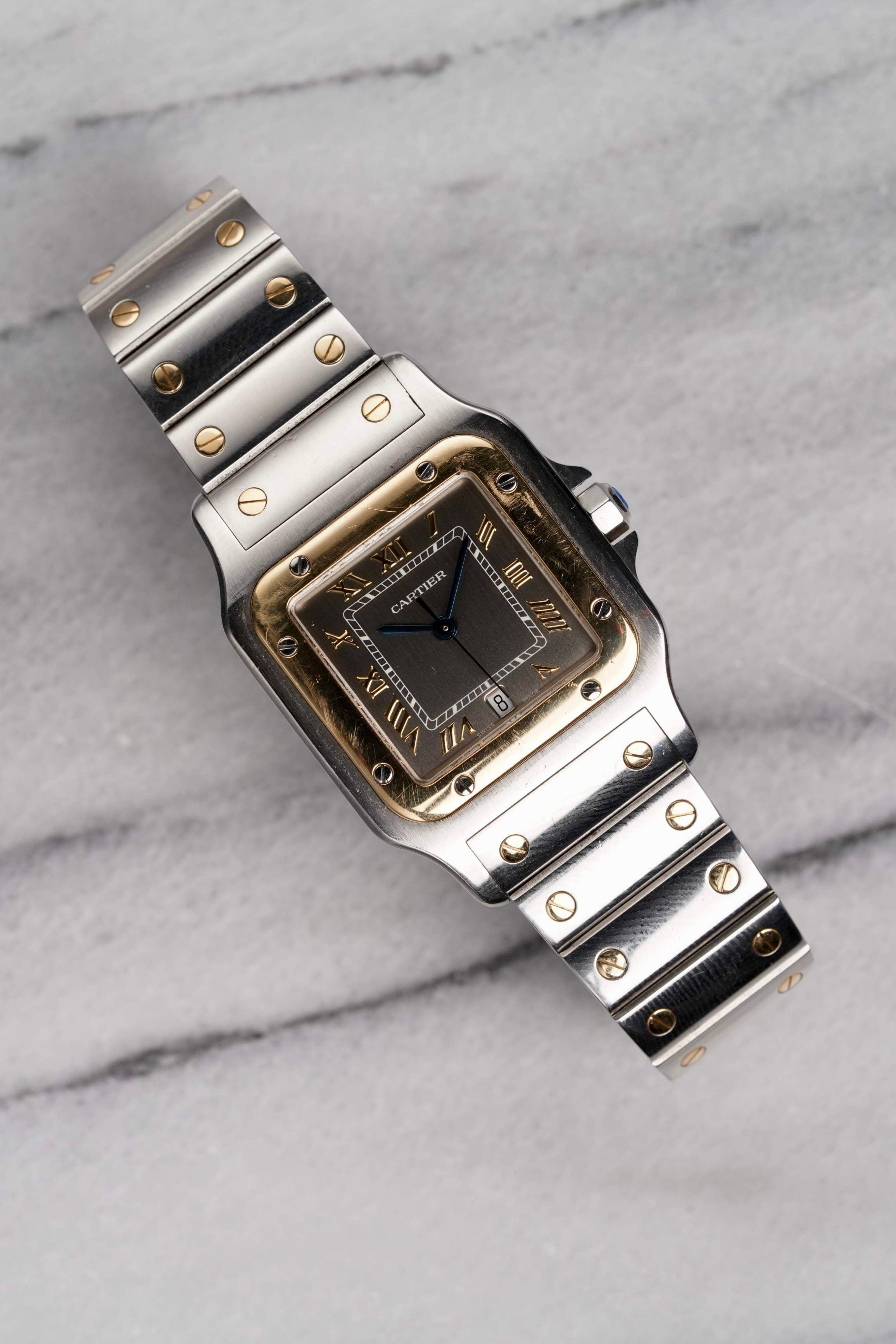 Cartier Santos 1566 - Mocha Dial