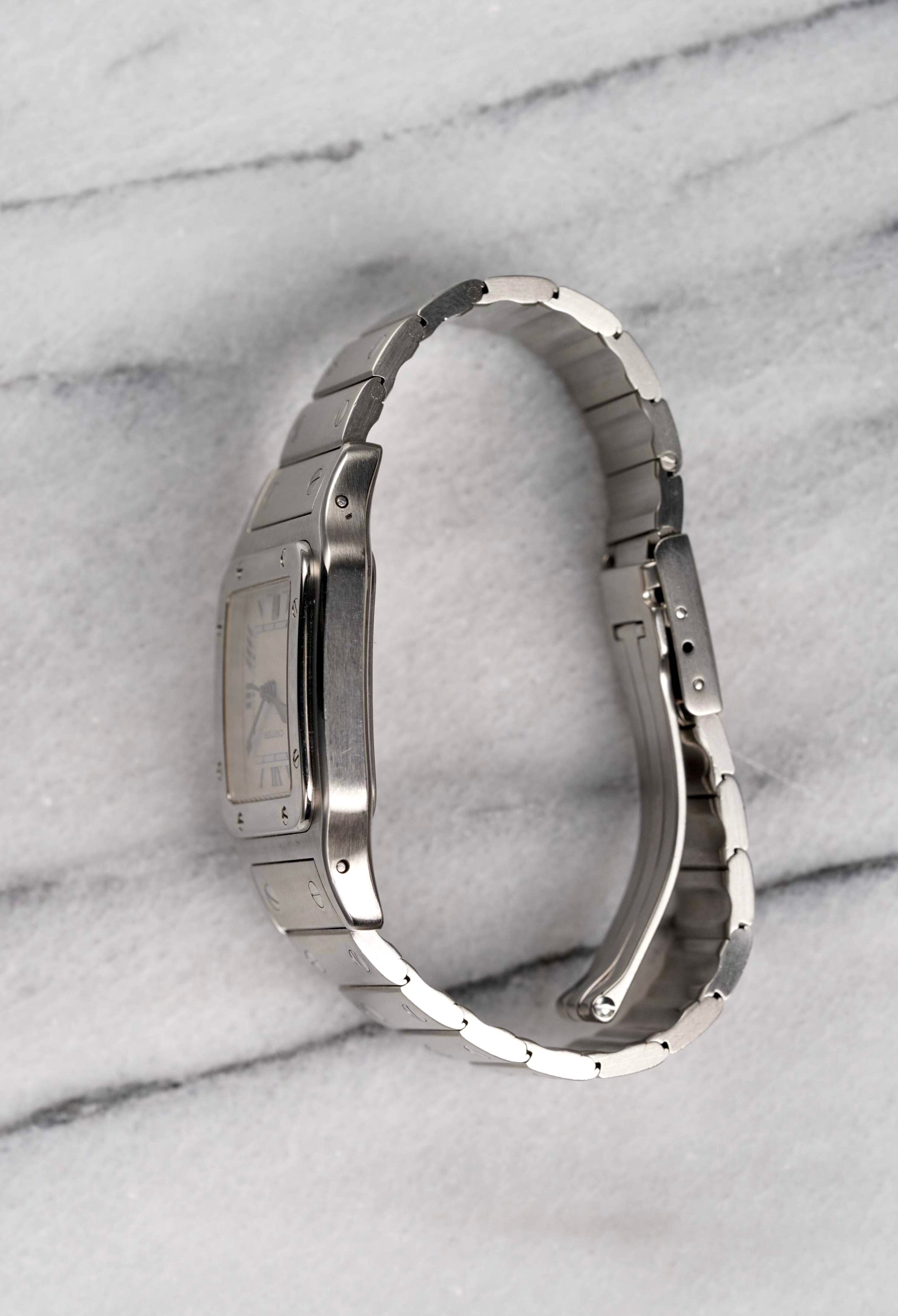 Cartier Santos 1564 - Blue Roman Dial