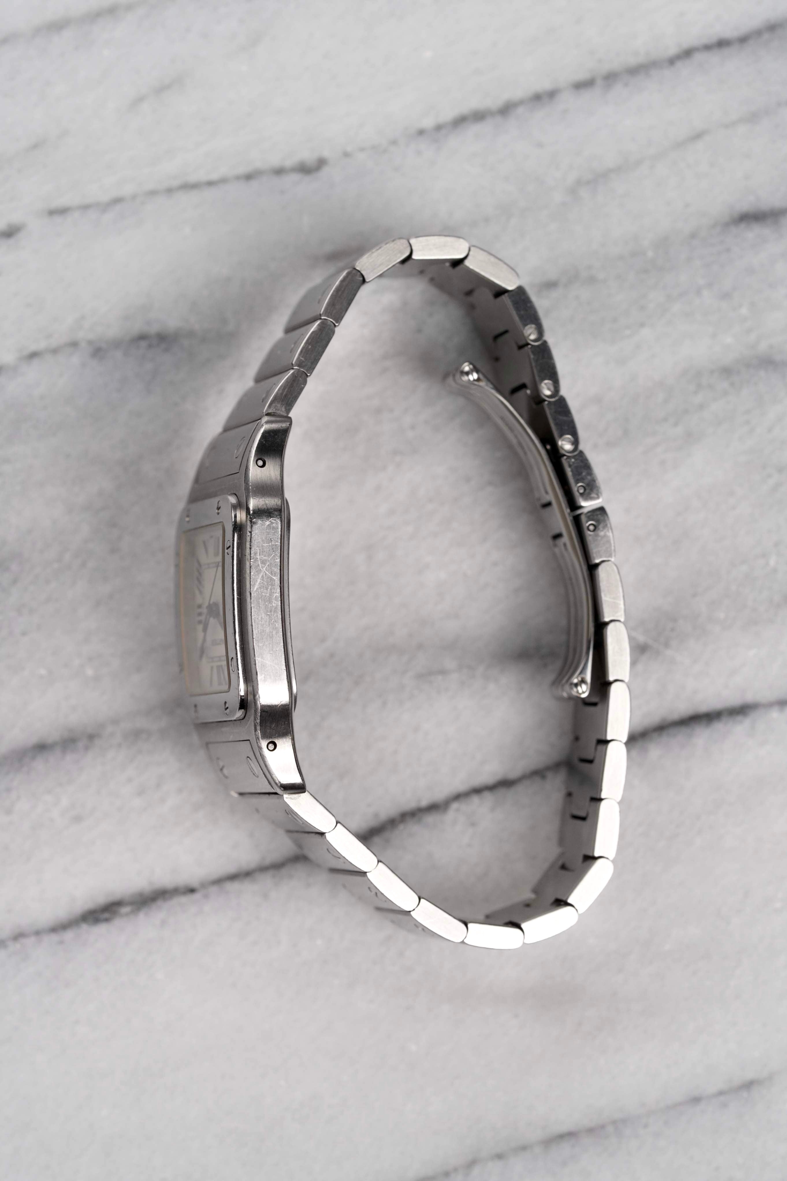 Cartier Santos 1564 - White Roman numeral