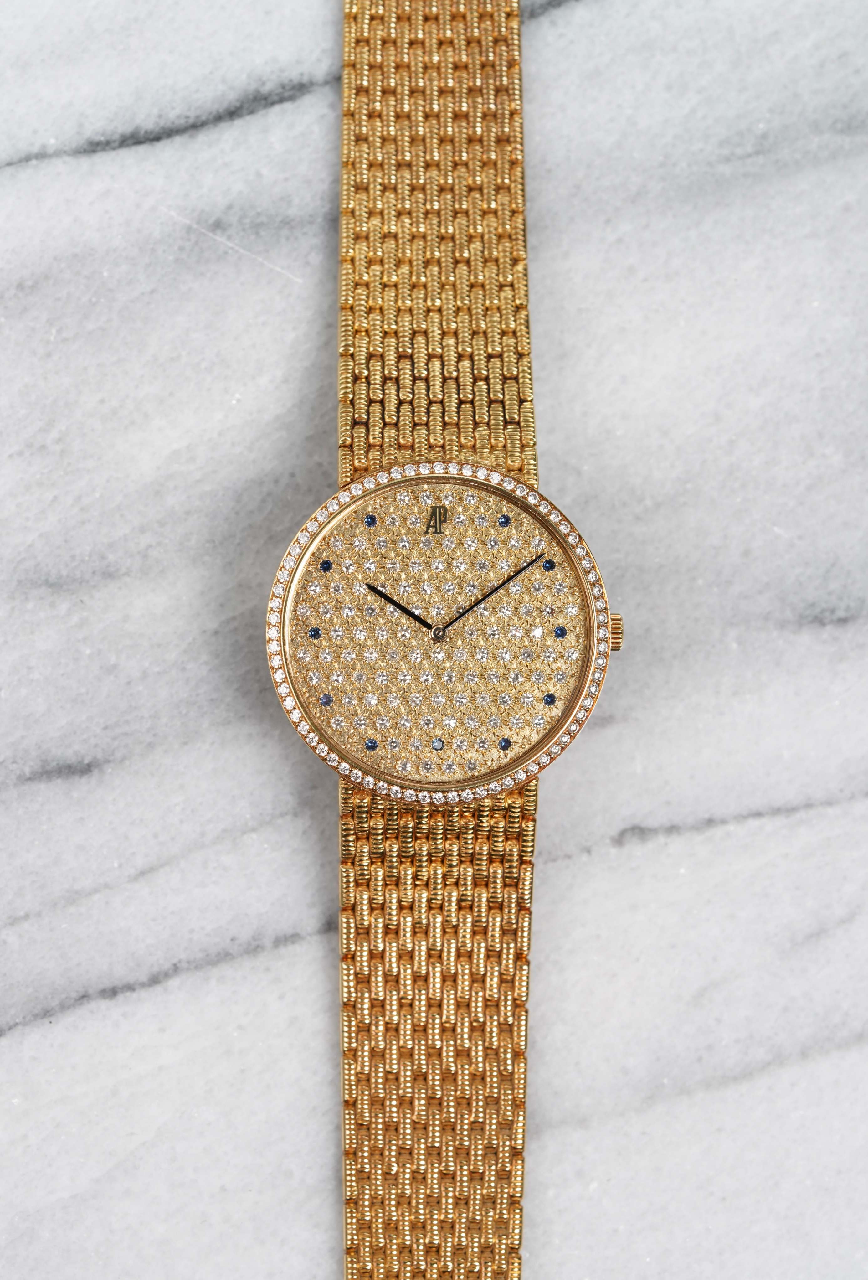 Audemars Piguet - Pave Dial & Bezel