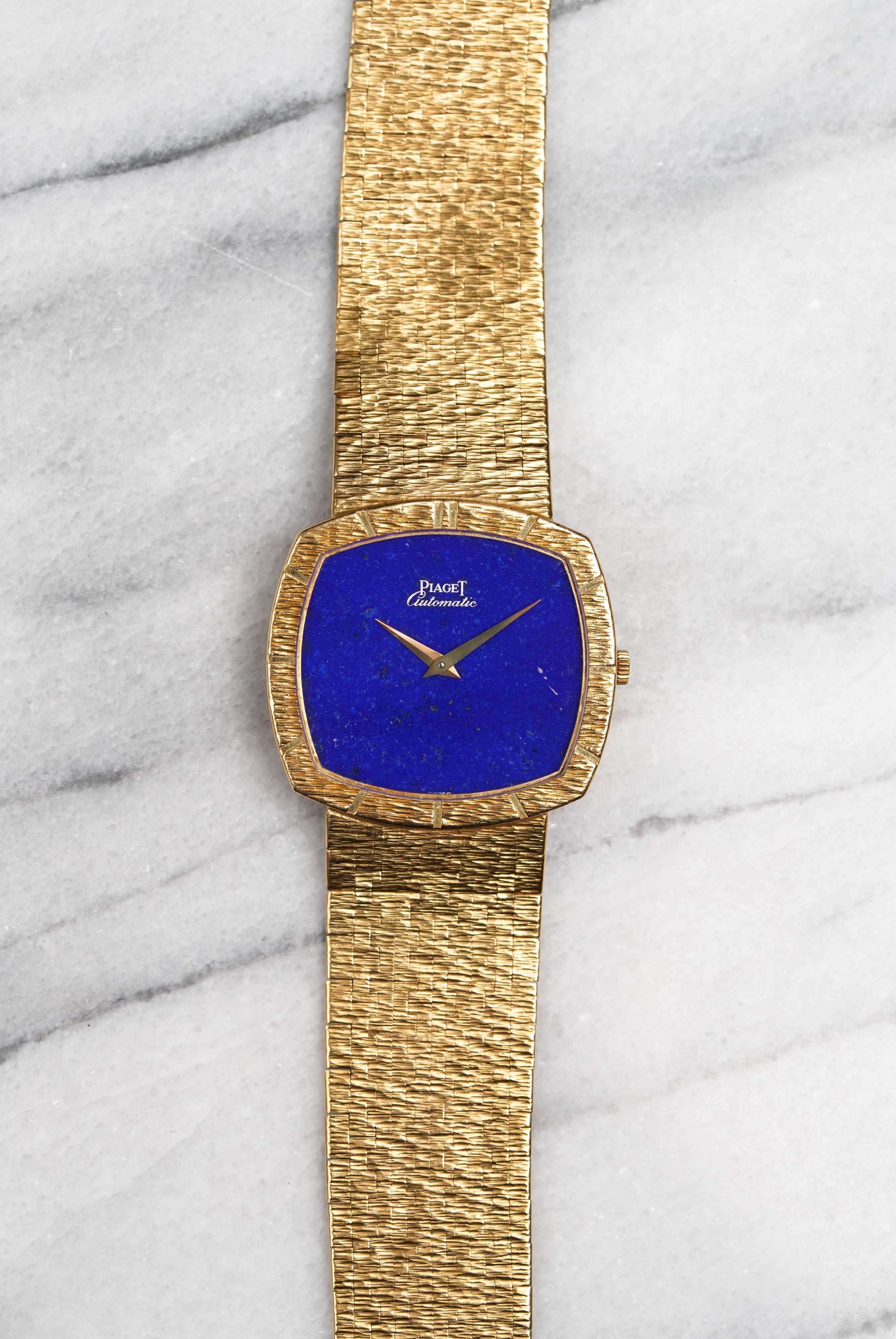 Piaget - Lapis Dial 18K Yellow Gold