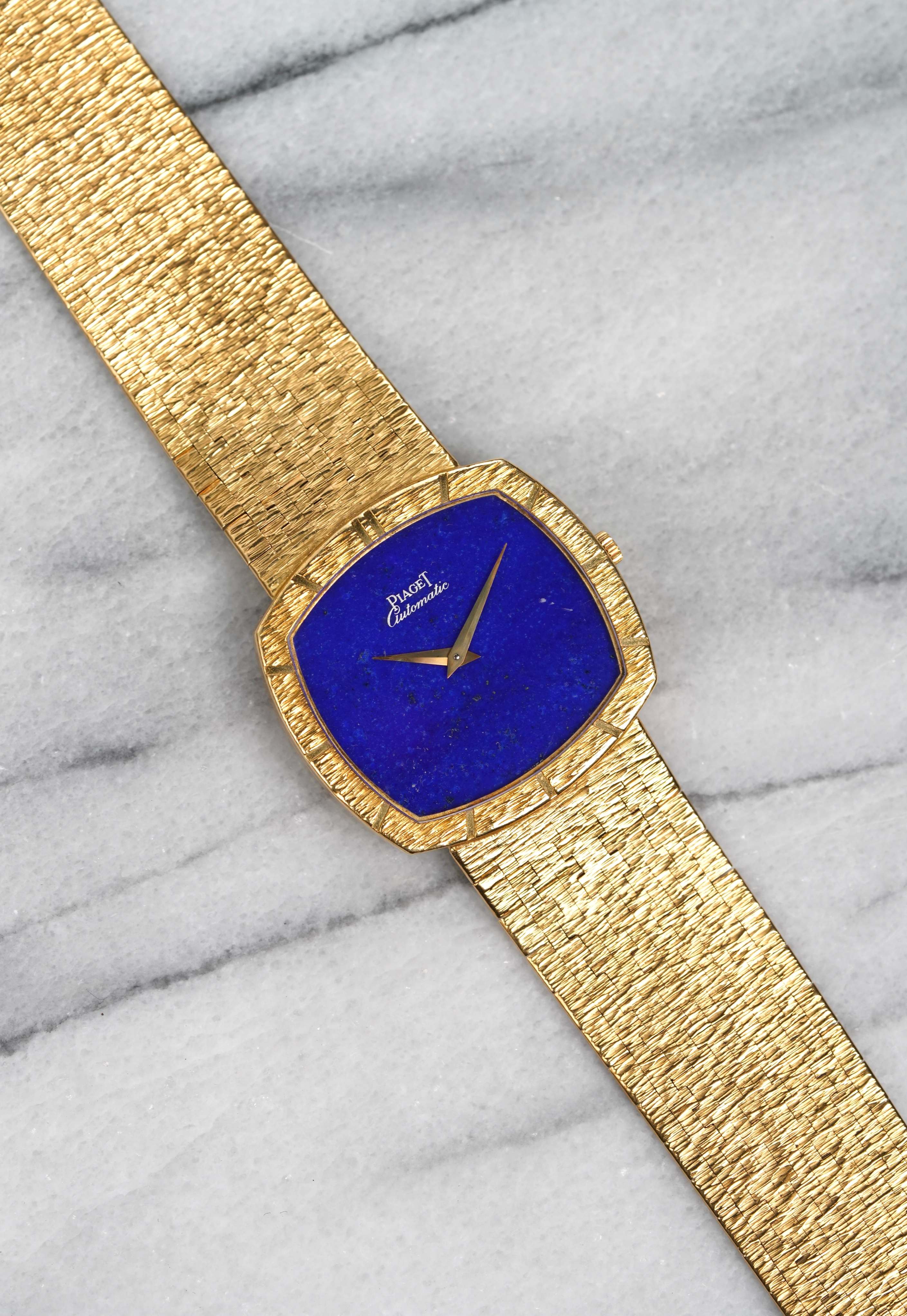 Piaget - Lapis Dial 18K Yellow Gold