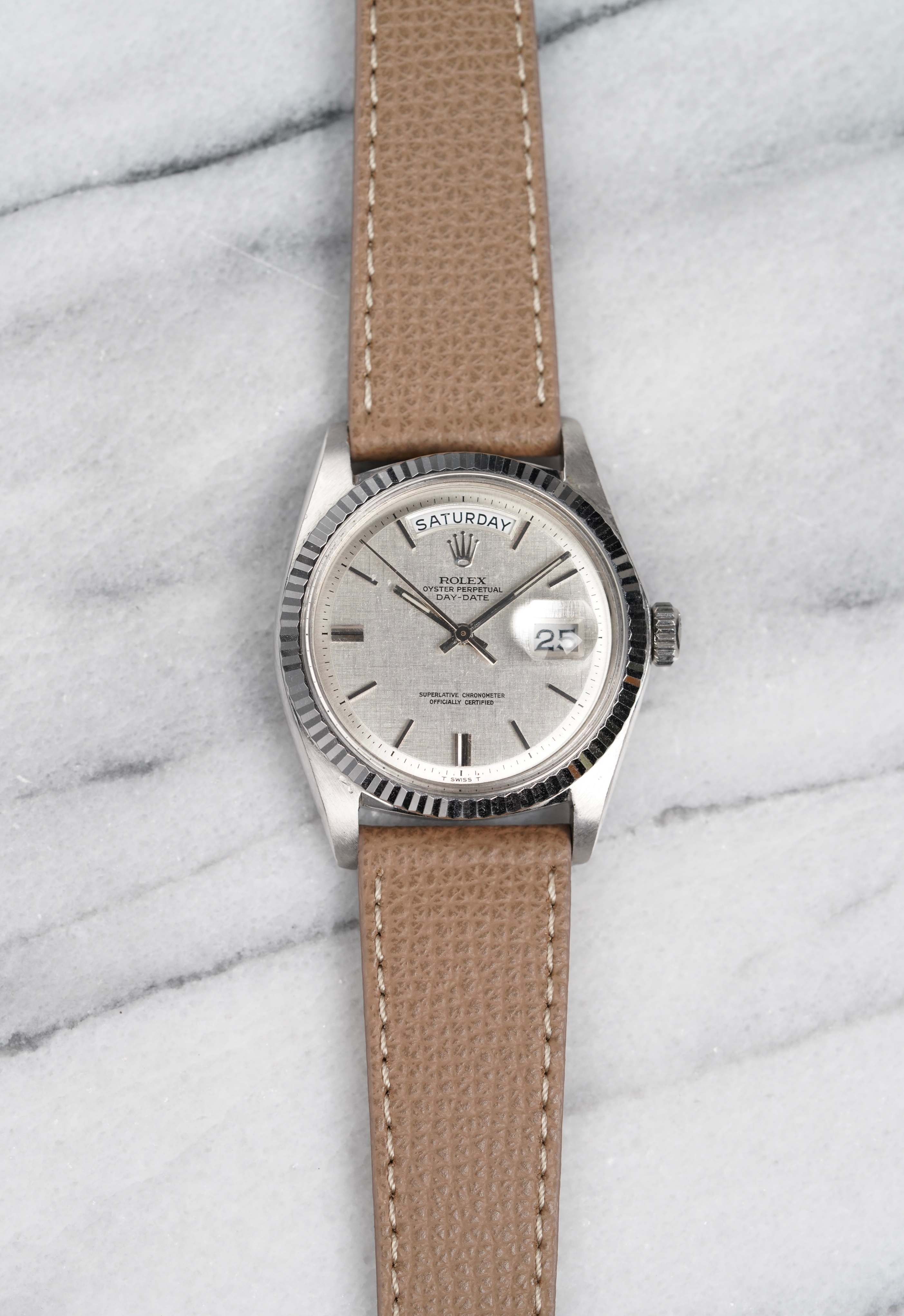 Rolex Daydate 1803 - Silver Linen Dial