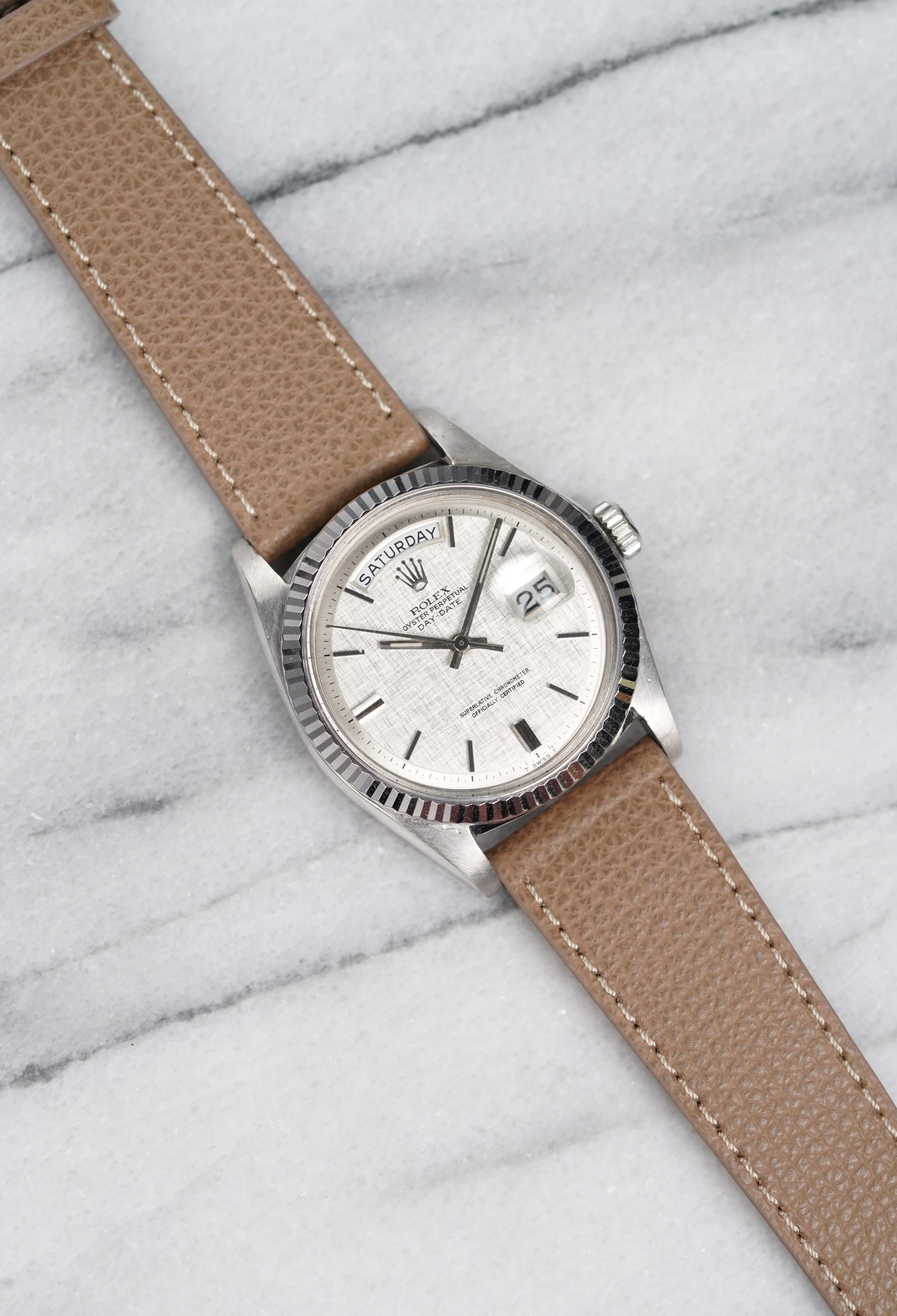Rolex Daydate 1803 - Silver Linen Dial