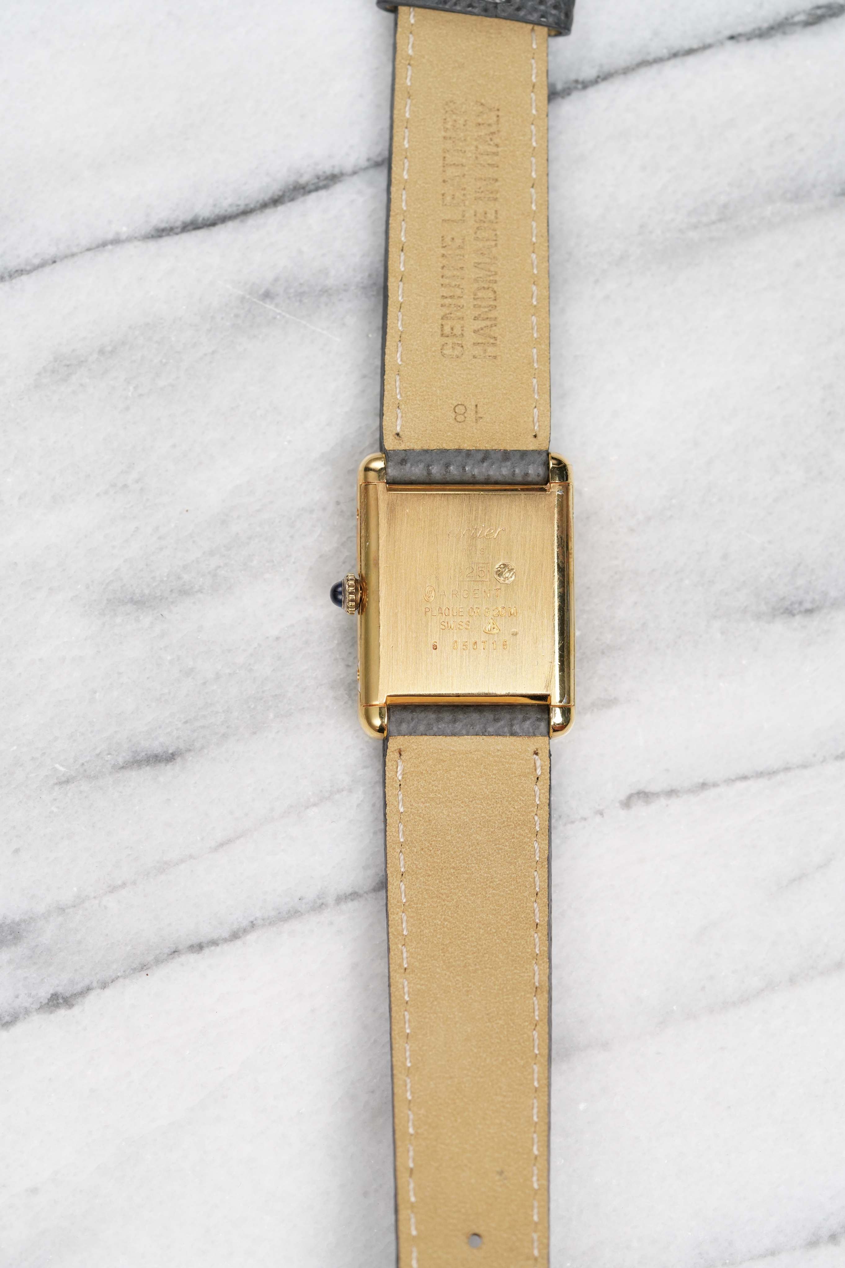 Cartier Tank - Blue Dial