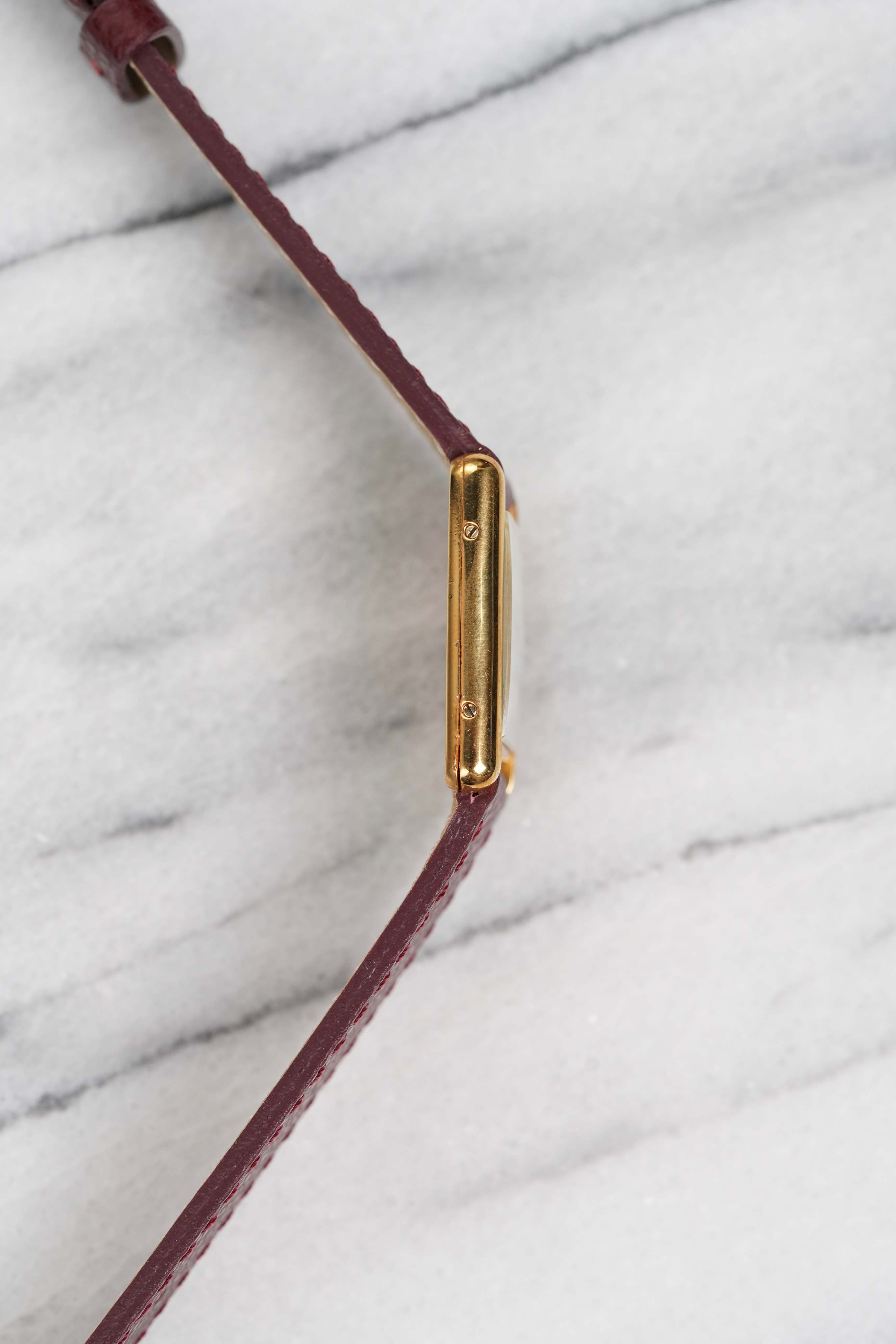 Cartier Tank - Monogram Dial