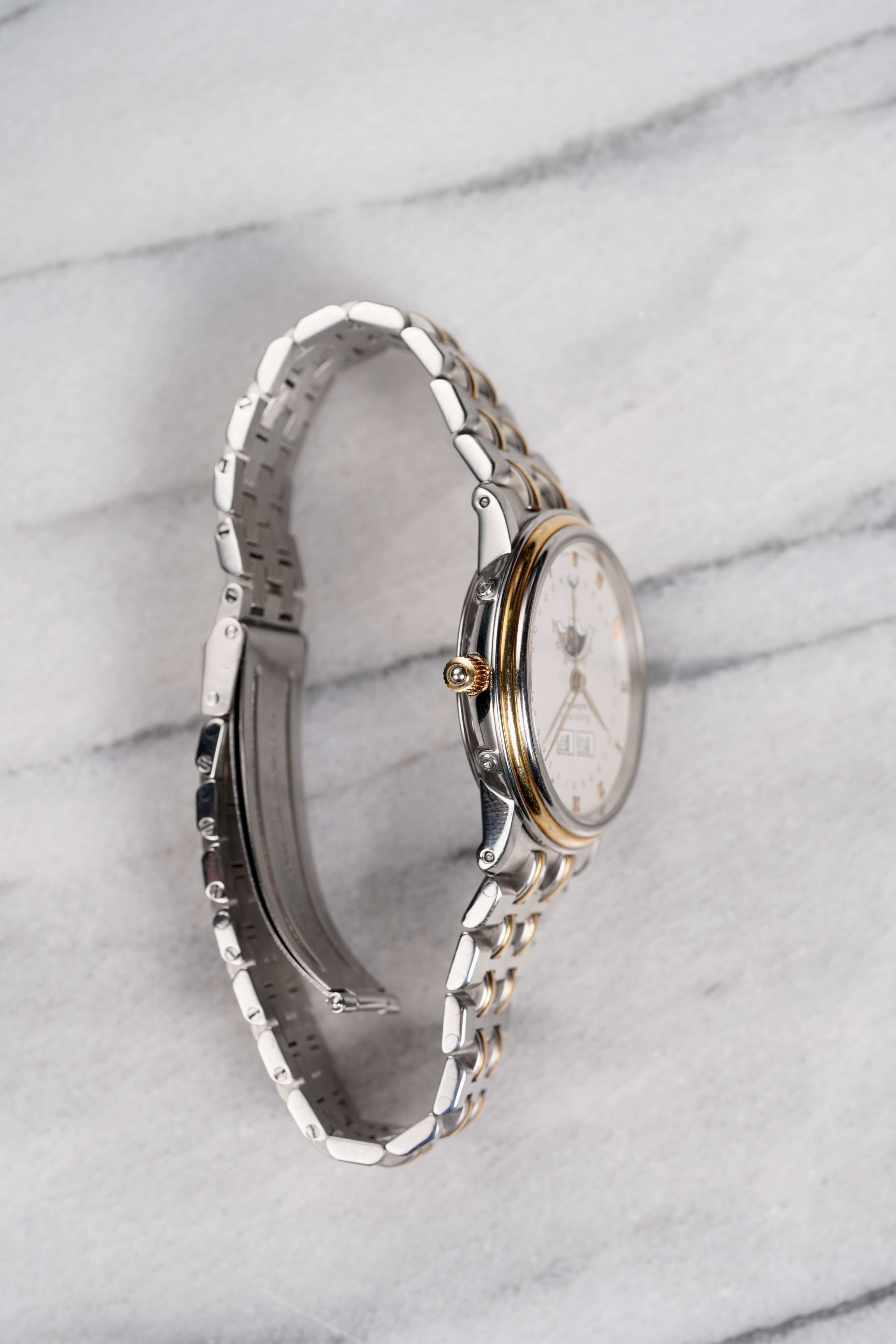 Blancpain Two Tone - Triple Calendar Moonphase.