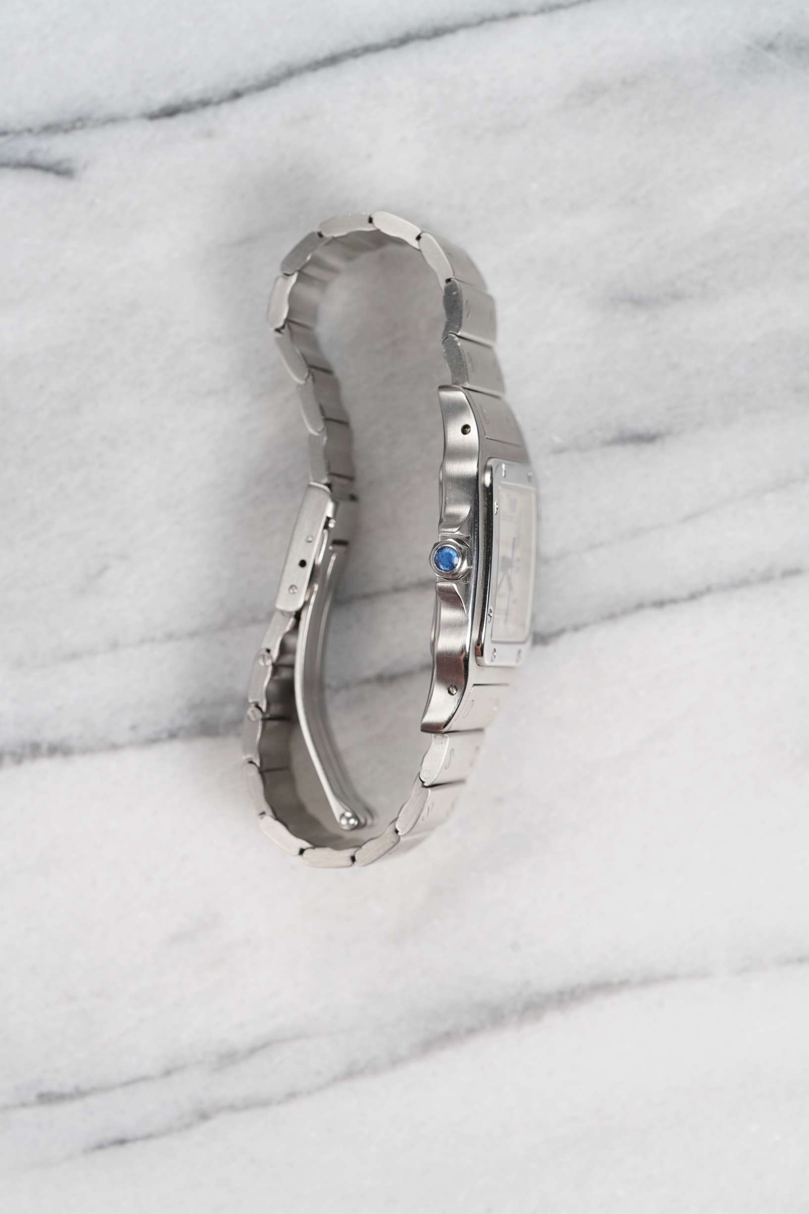 Cartier Santos 1564 - Blue Roman Dial