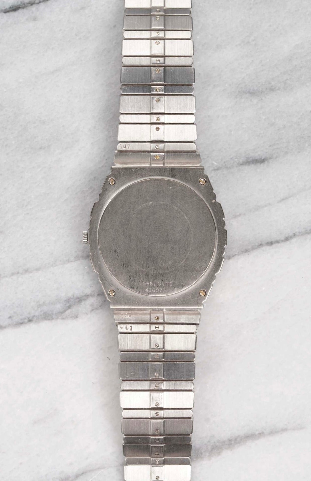 Piaget Polo 15661 - 18K White Gold Onyx Dial