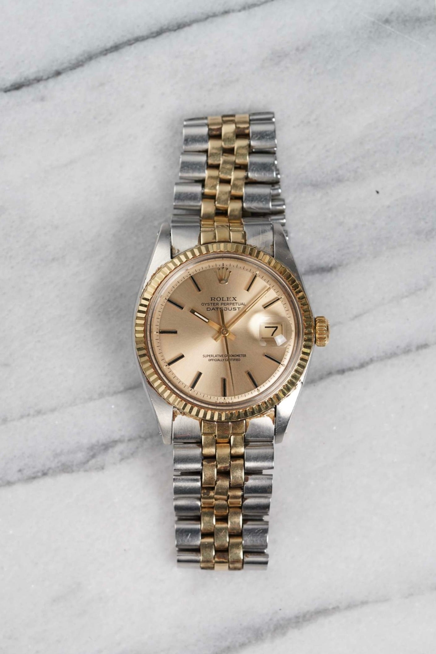 Rolex Datejust 1601 - Champagne Dial