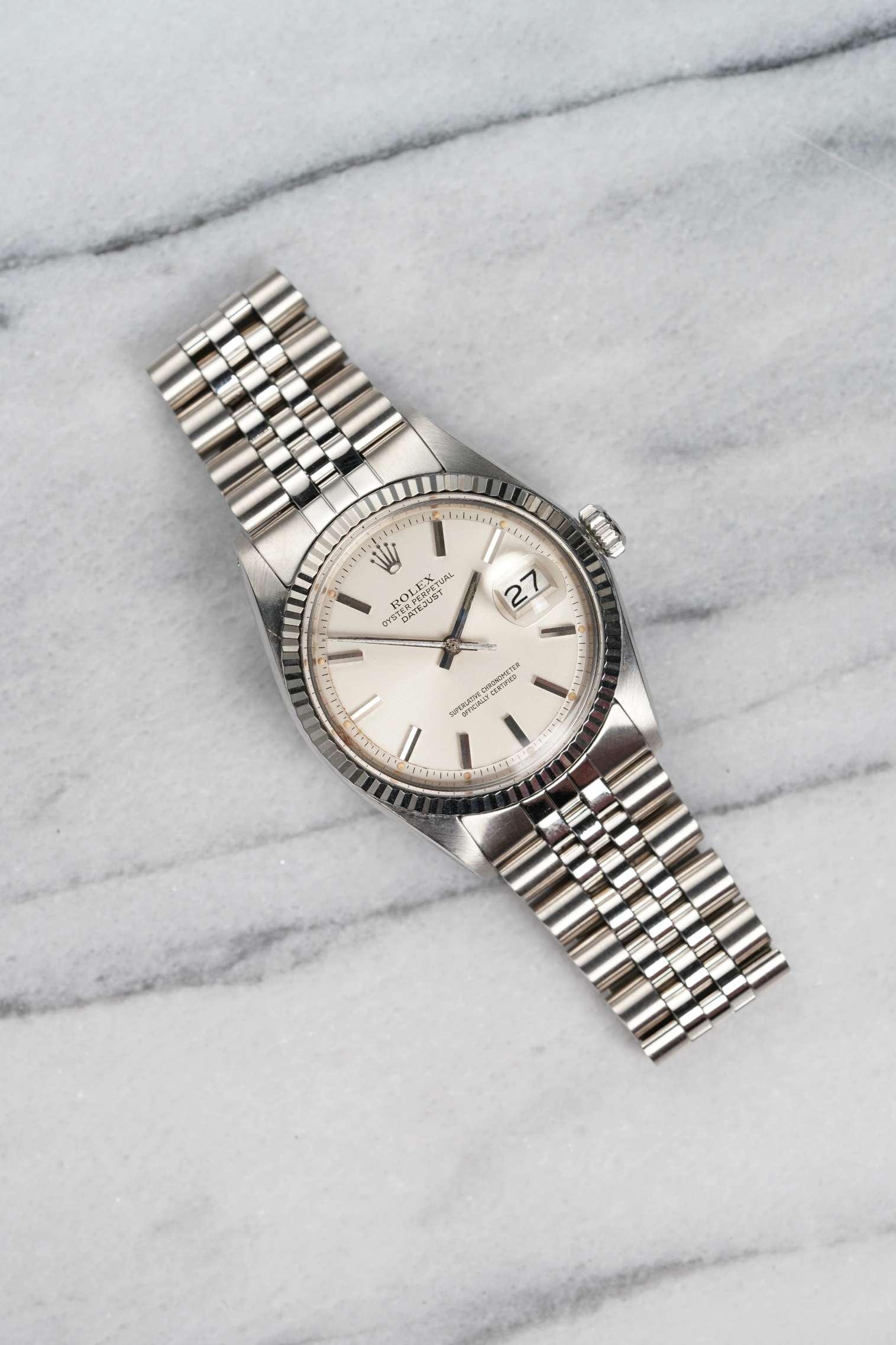Rolex Datejust 1601 - White Dial