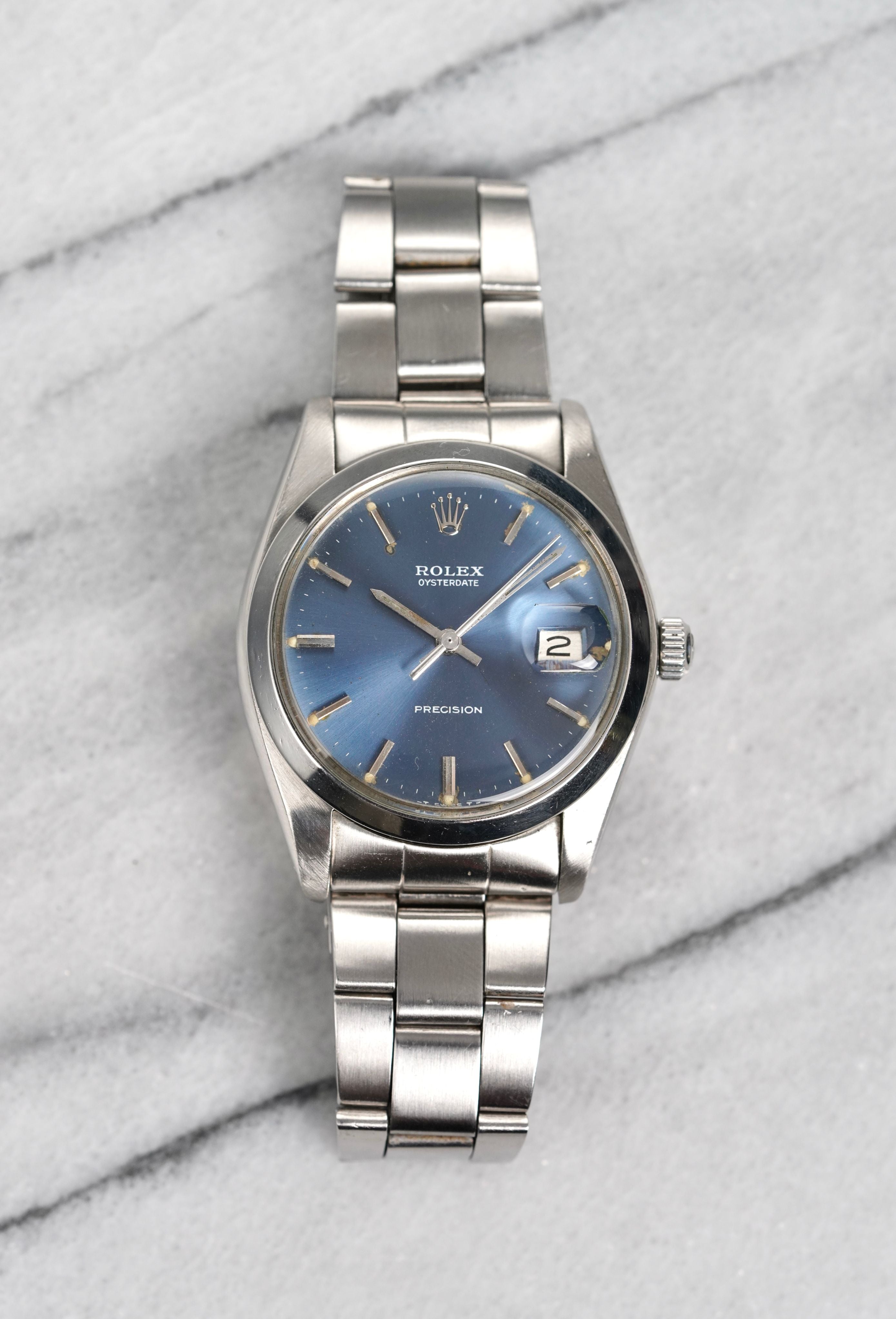 Rolex Precision Oysterdate - Blue Dial
