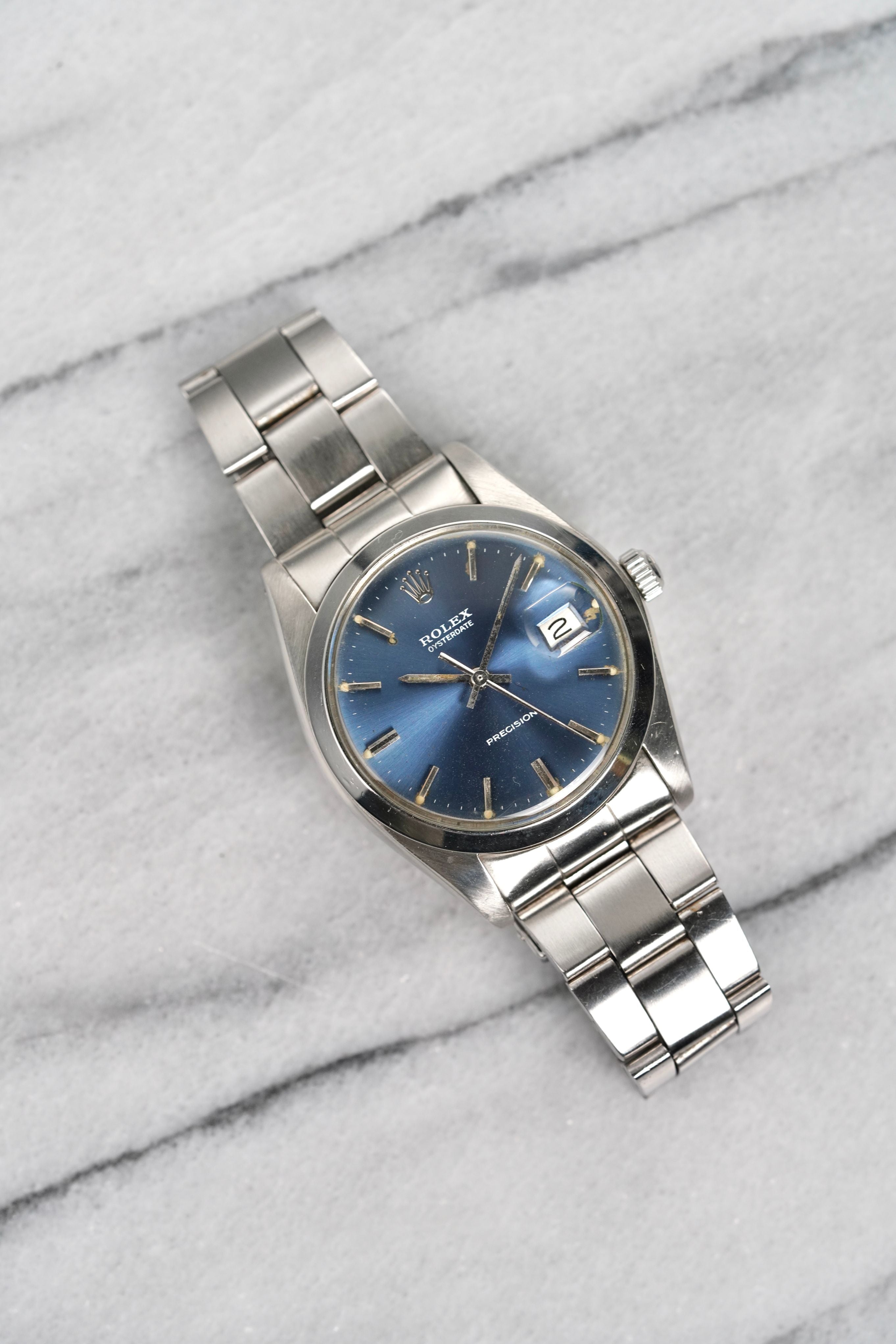 Rolex Precision Oysterdate - Blue Dial