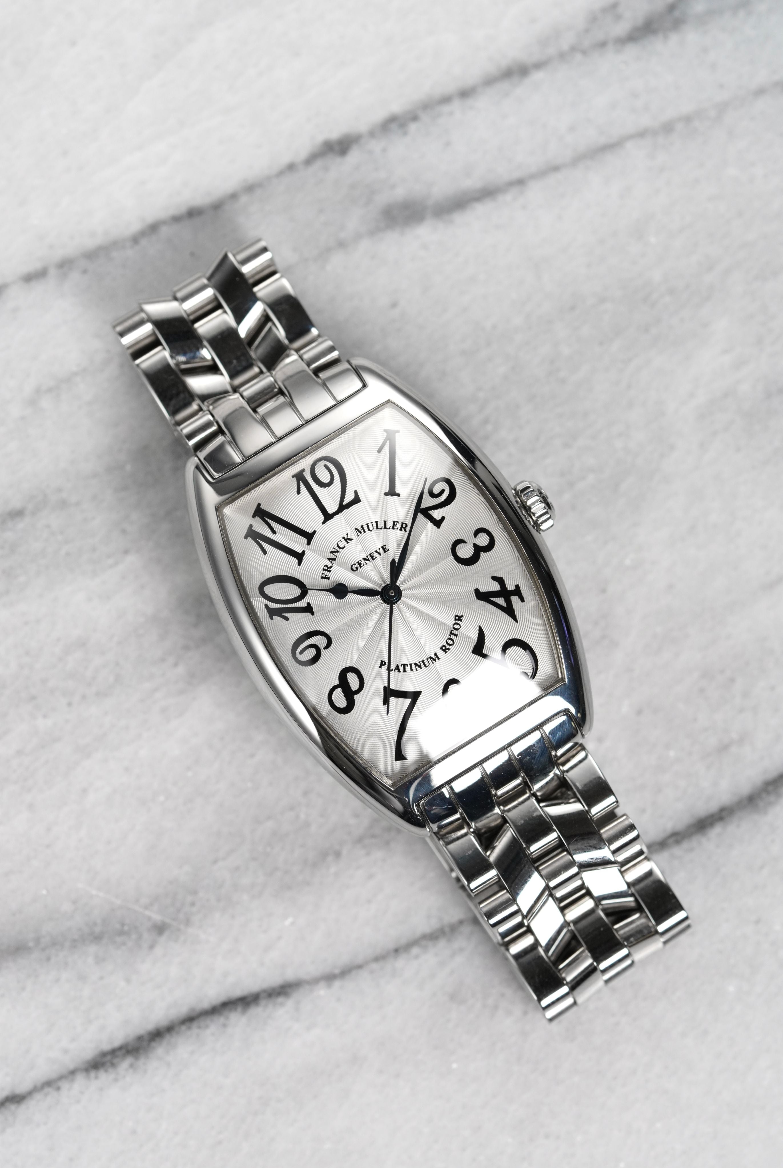 Franck Muller 2852 - Steel Silver Dial