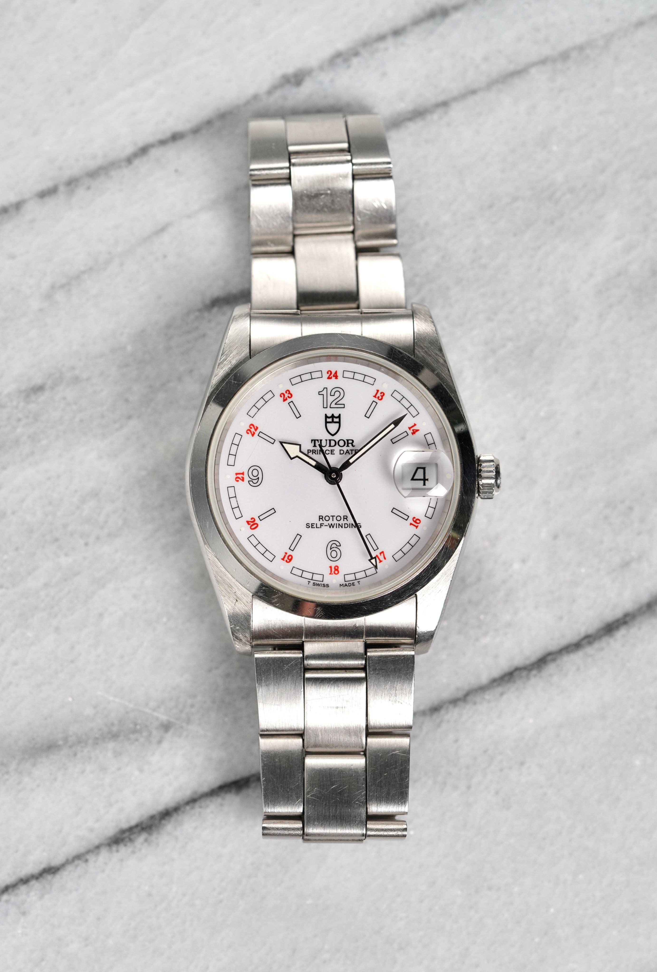 Tudor Prince Date 74000 - White Dial