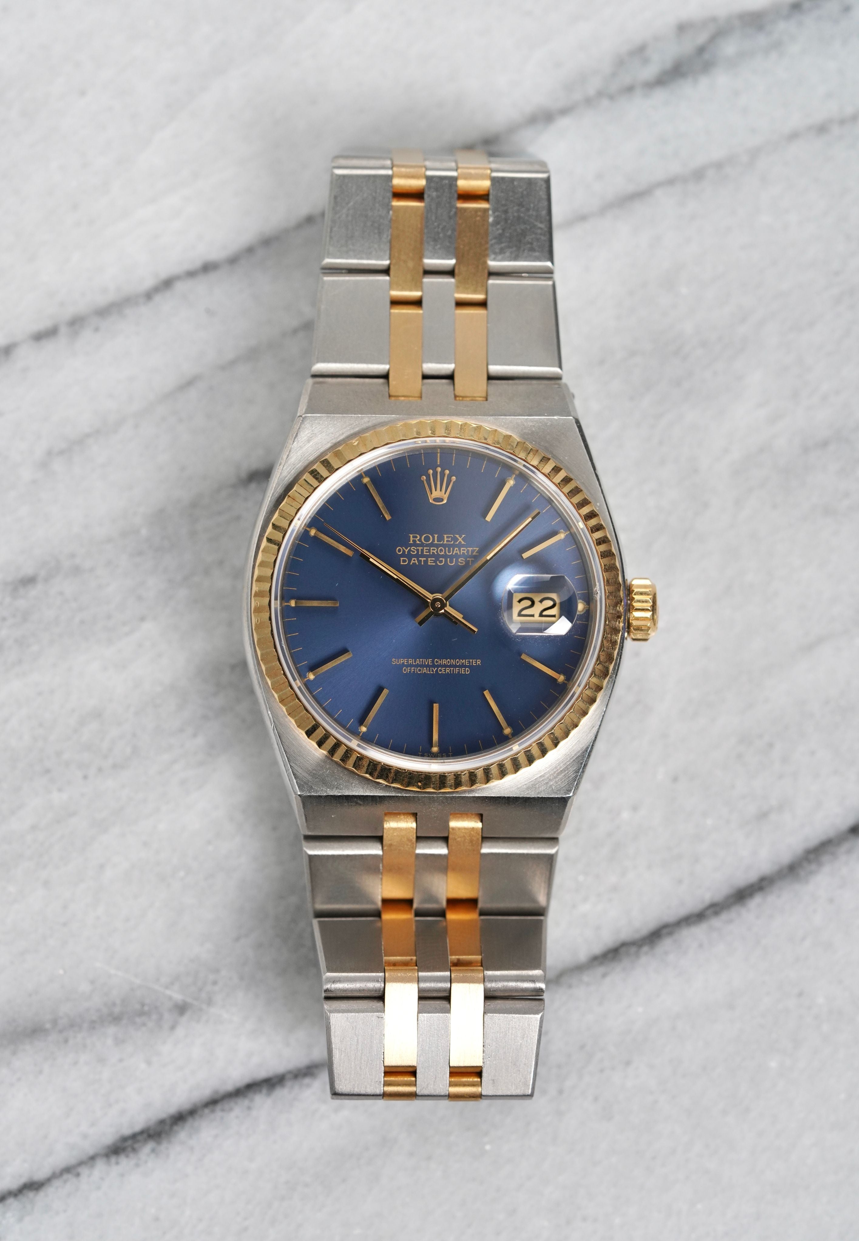 Rolex Oysterquartz 17013 - Blue Dial