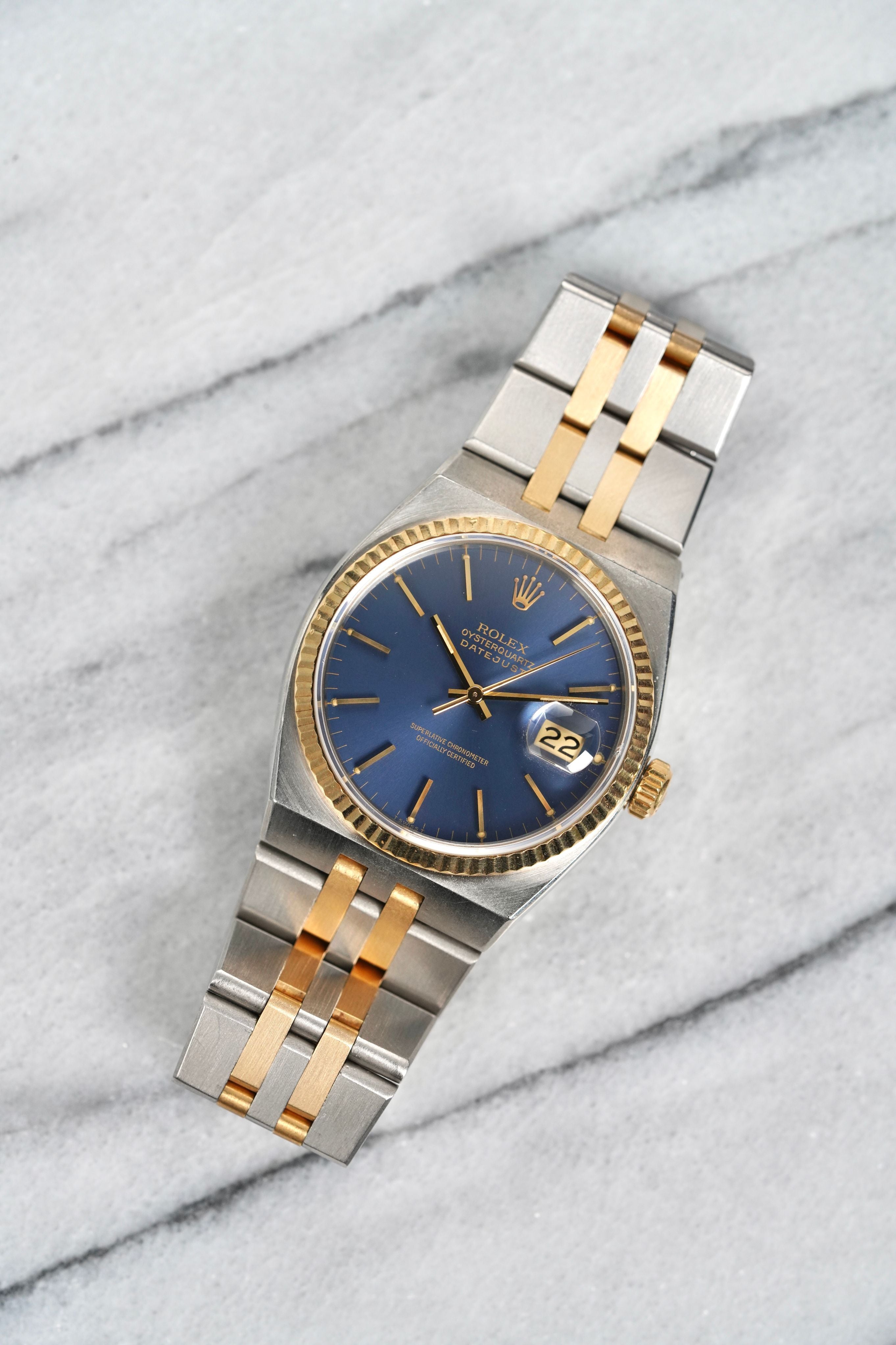 Rolex Oysterquartz 17013 - Blue Dial