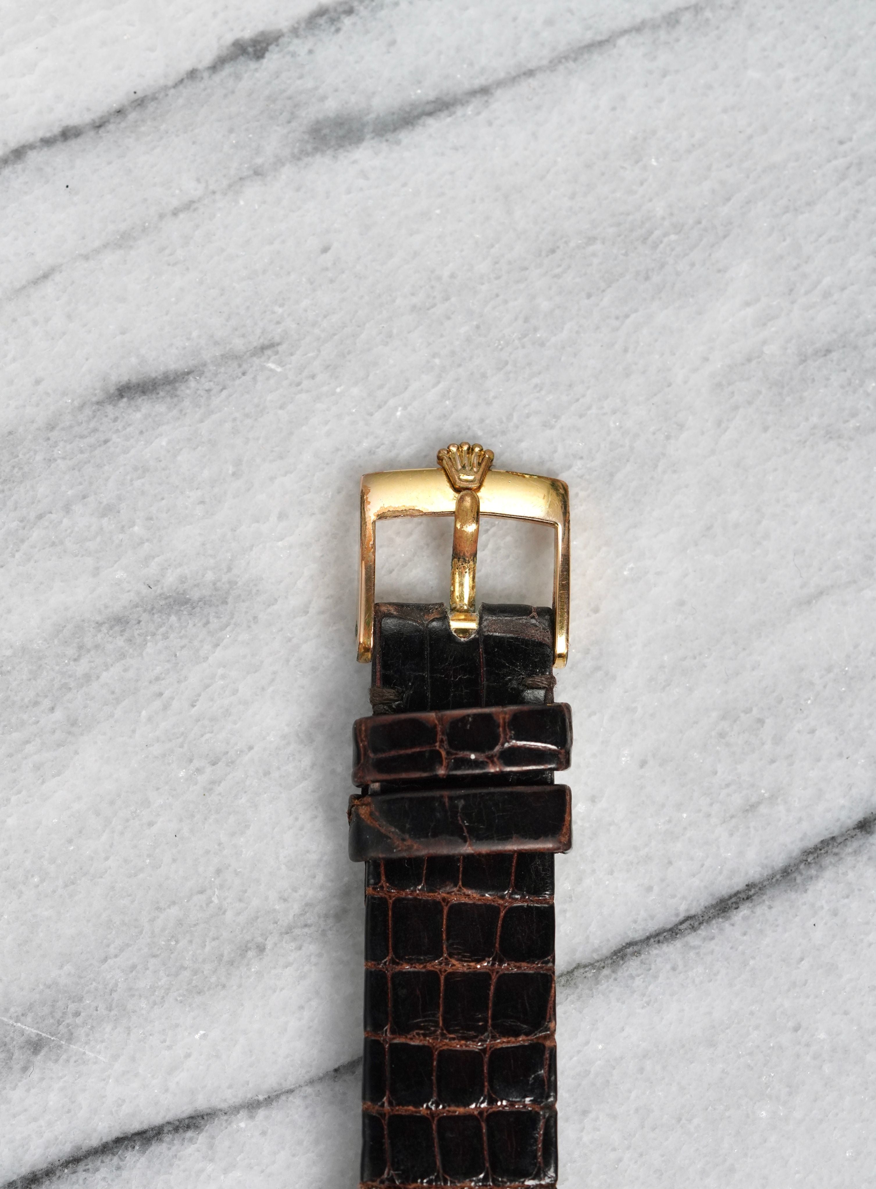 Rolex Cellini - Brown Vignette