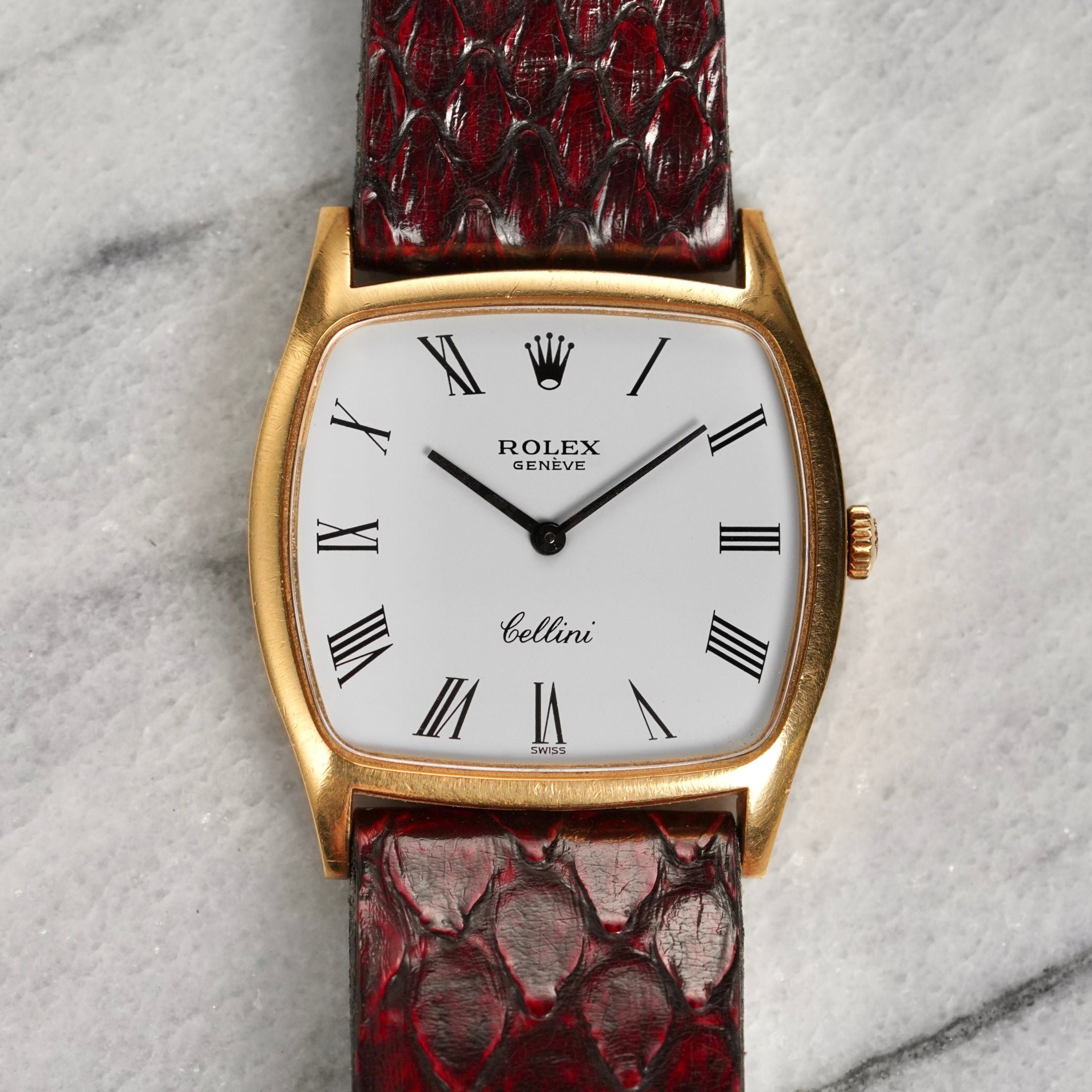 Rolex Cellini 3805 - White Roman Dial