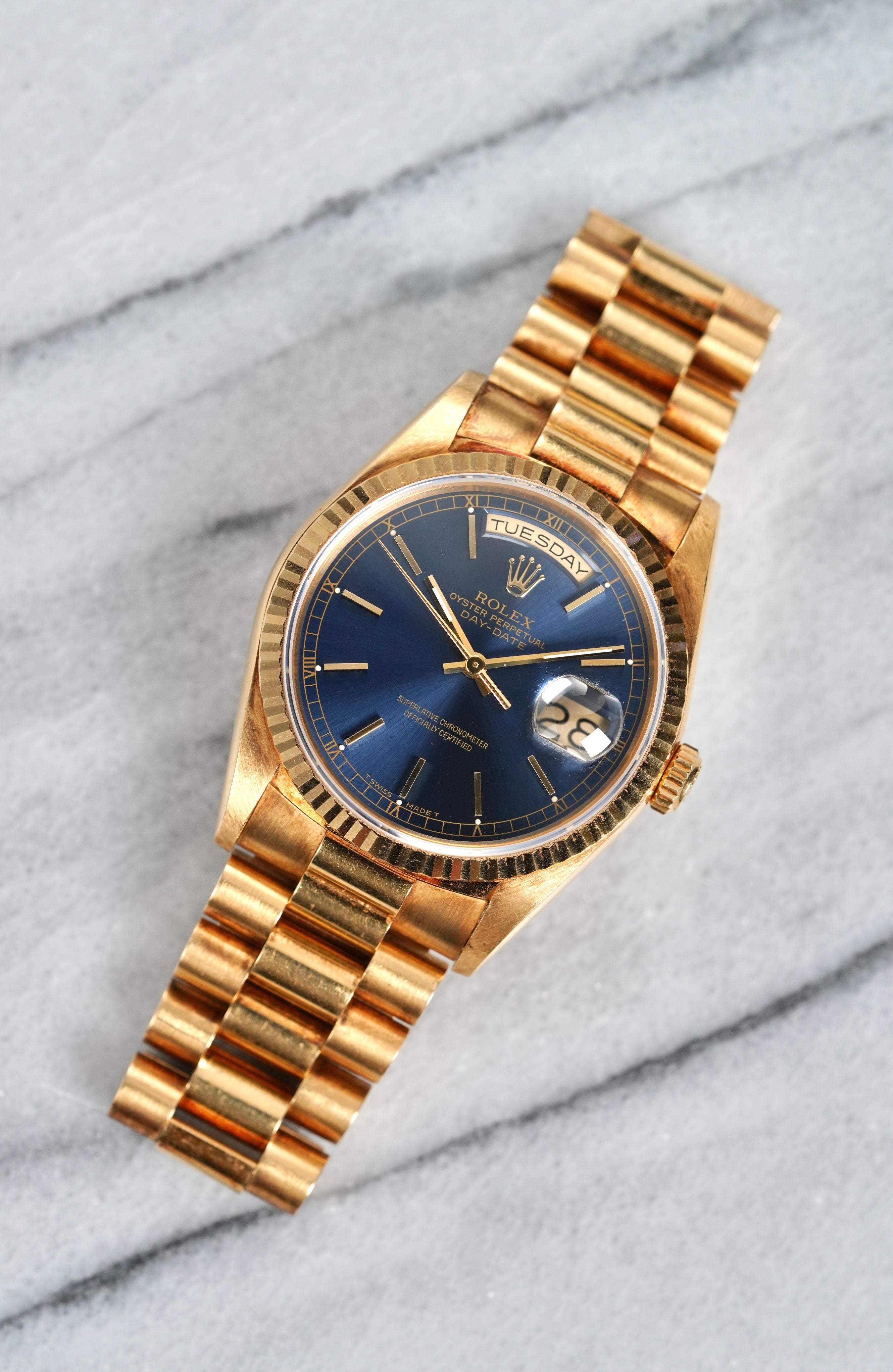 Rolex Day Date 18238 – Blue Dial