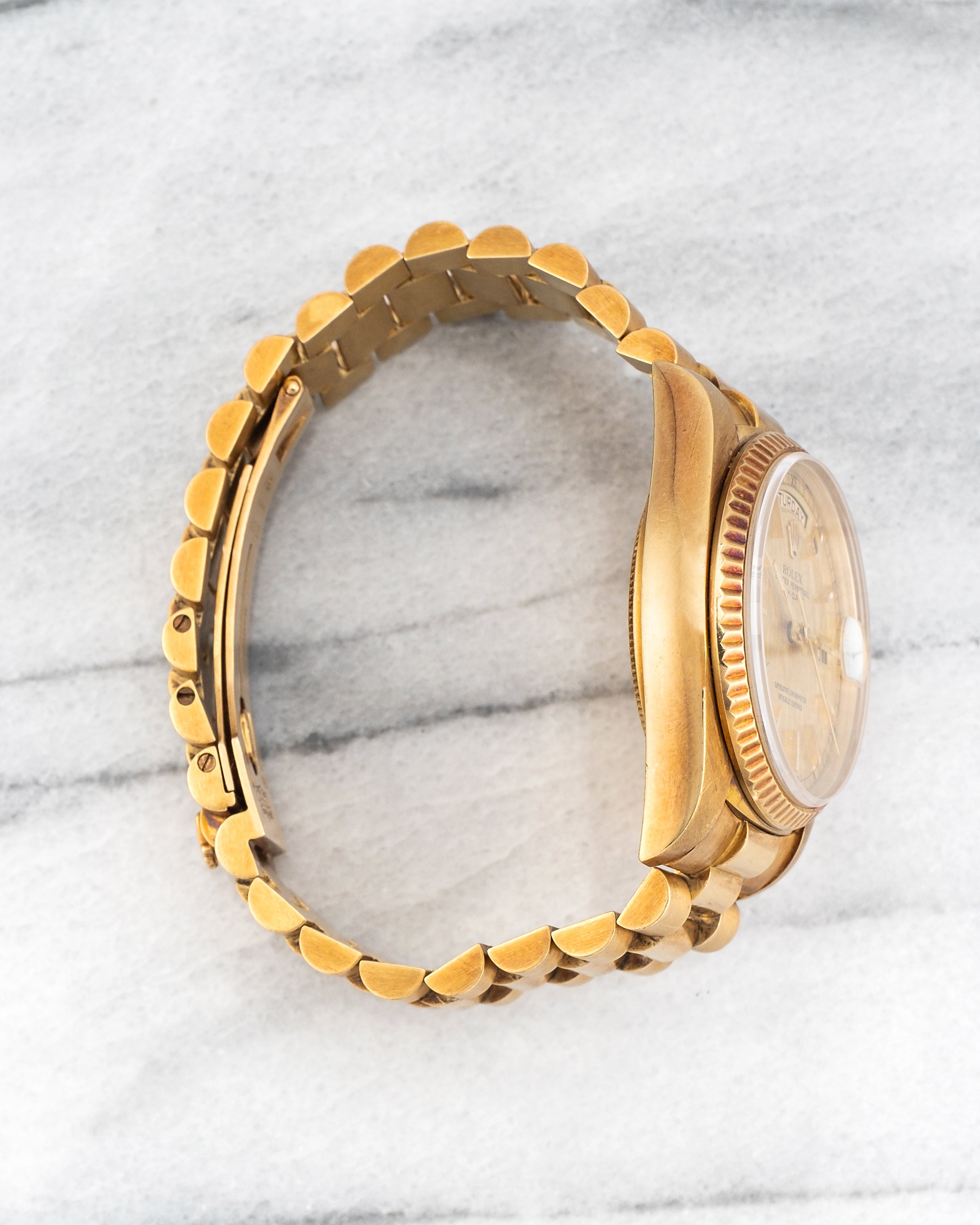 Rolex Day Date 18038 - Champagne Linen