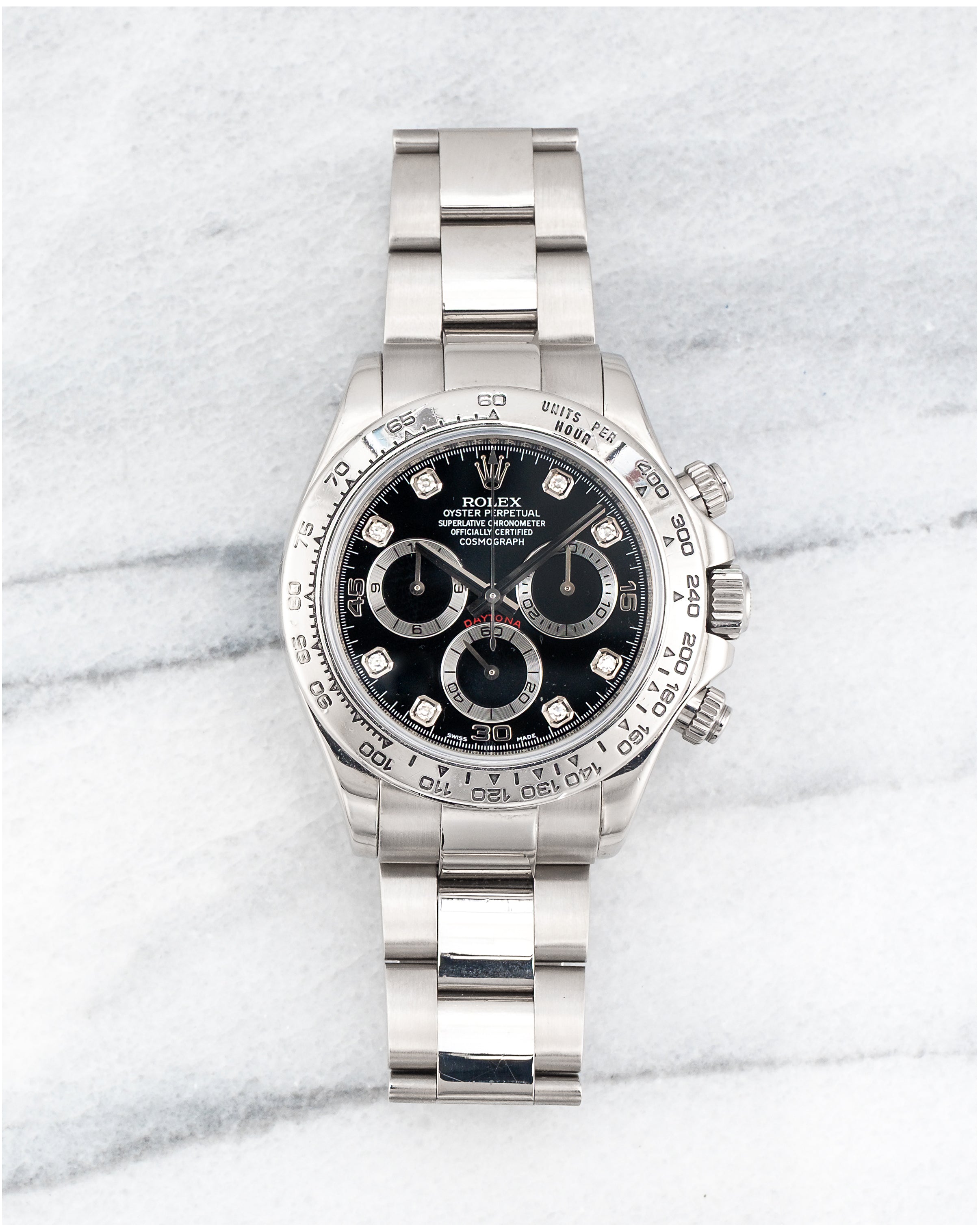 Rolex Daytona 116509 – Black Diamond Dial