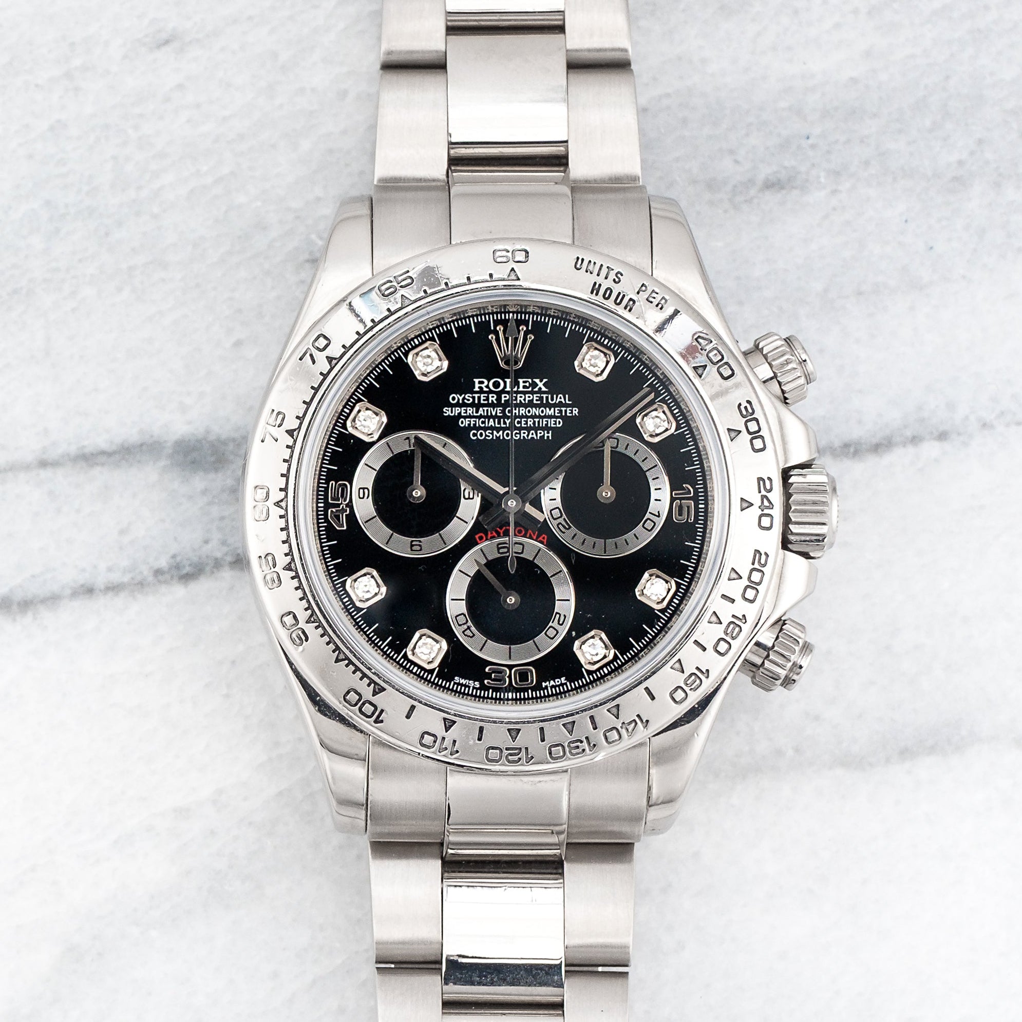 Rolex Daytona 116509 – Black Diamond Dial