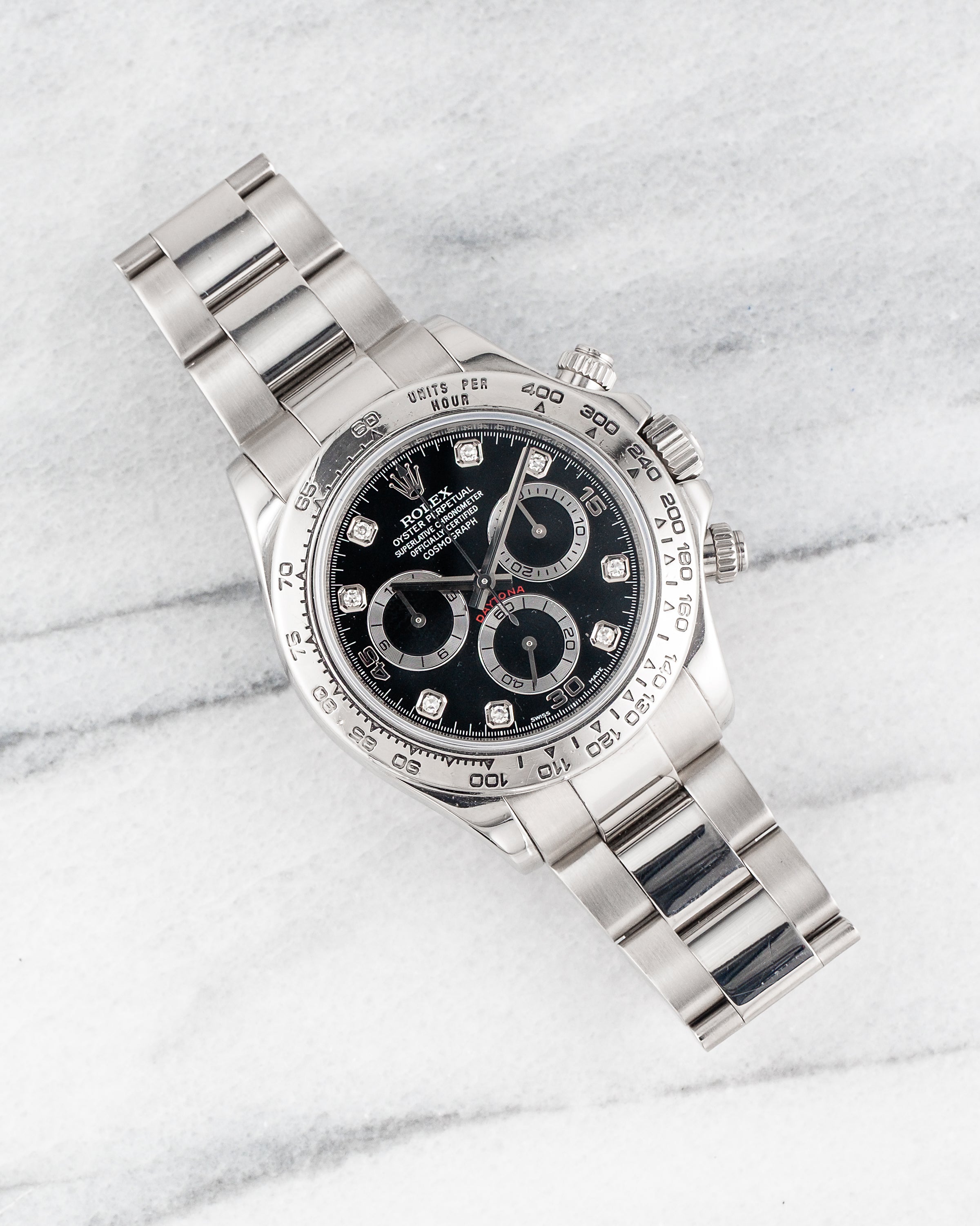 Rolex Daytona 116509 – Black Diamond Dial