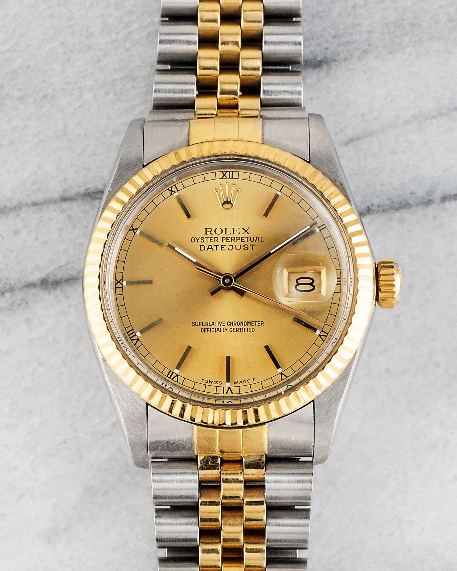 Rolex Datejust 16013 - Champagne Dial