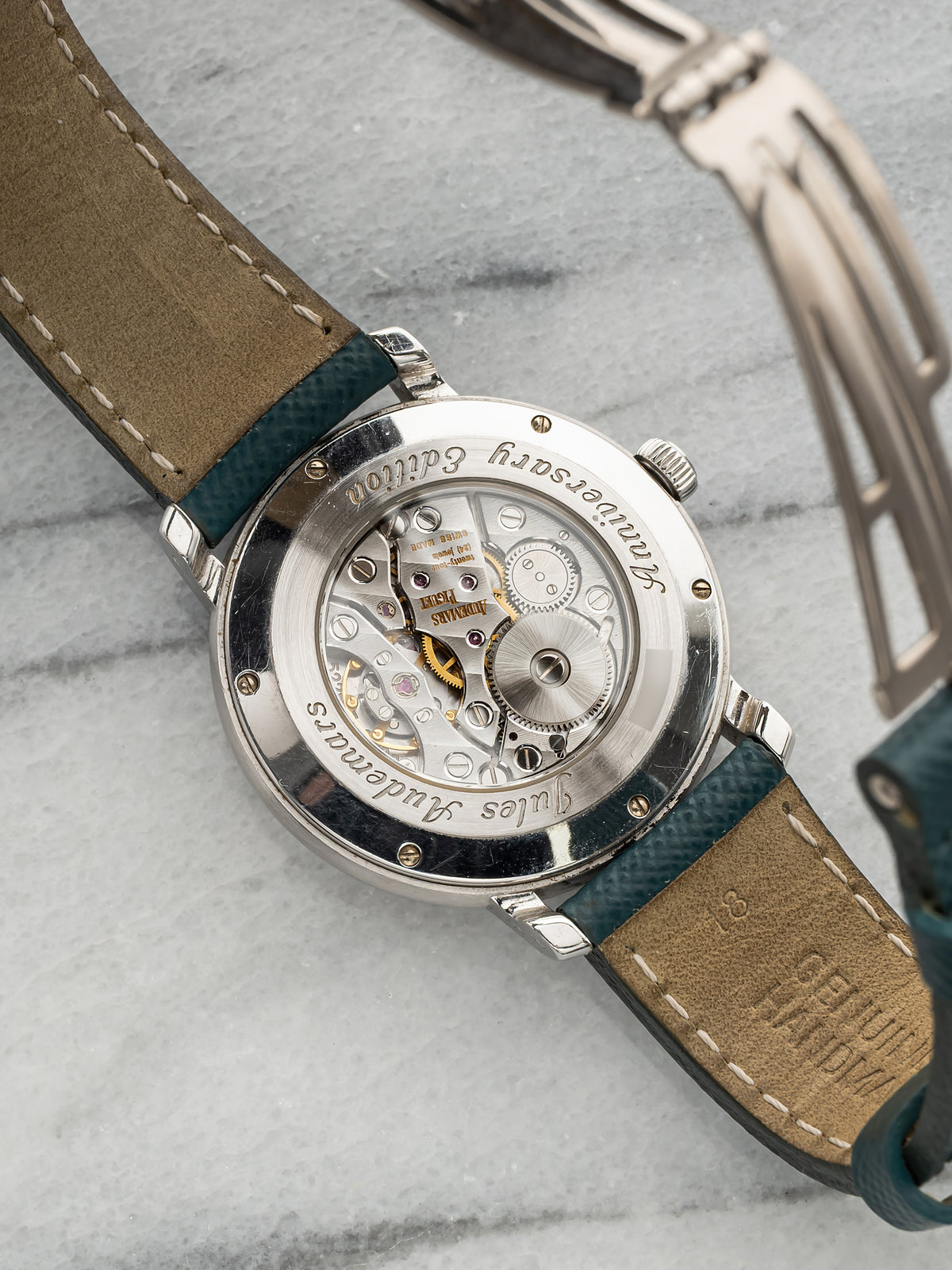 2000s Audemars Piguet Jules Audemars 25961BC 18K WG Silver Dial Manual 36mm