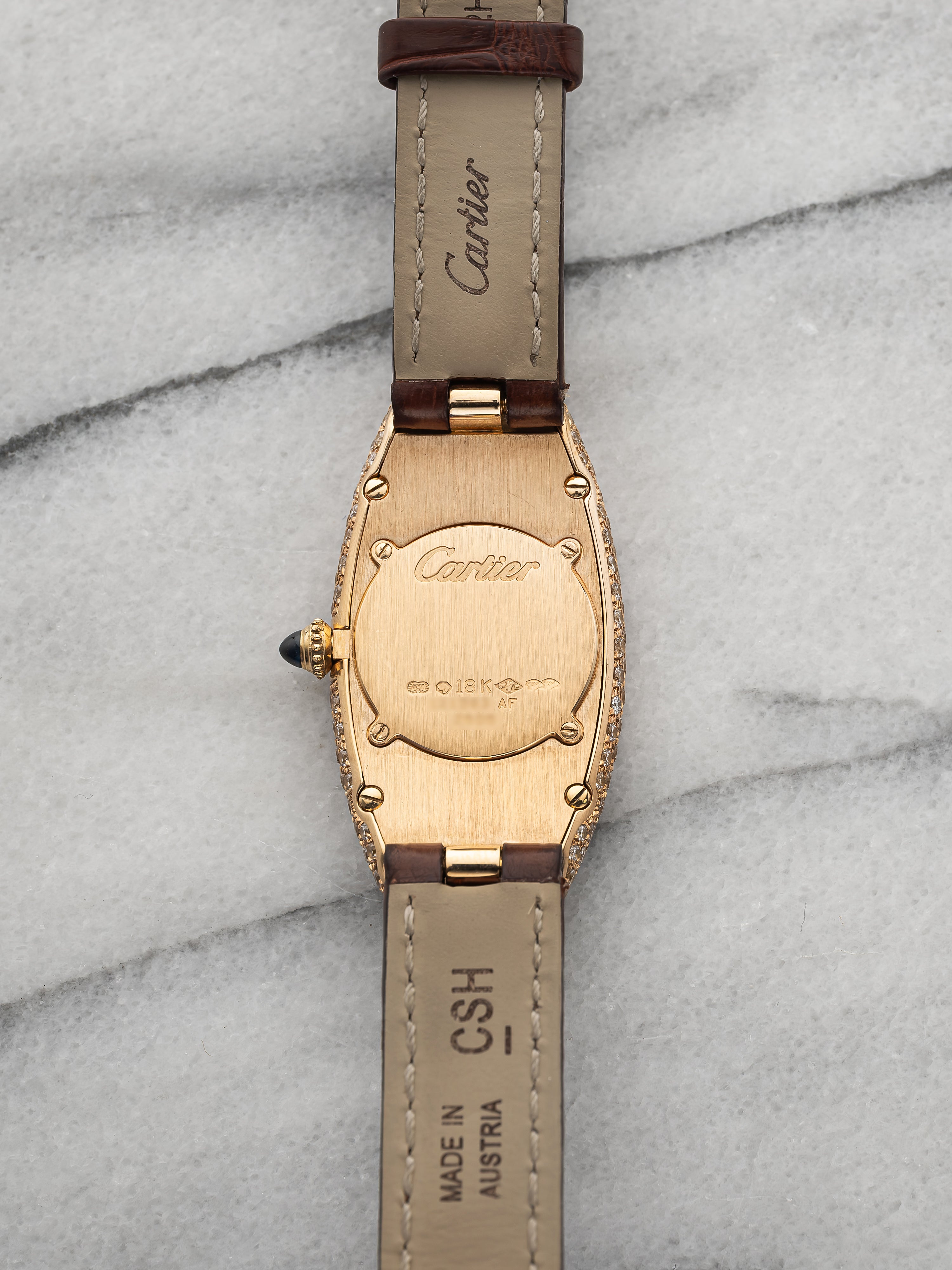 Cartier Baignoire Allongée - Diamond Bezel