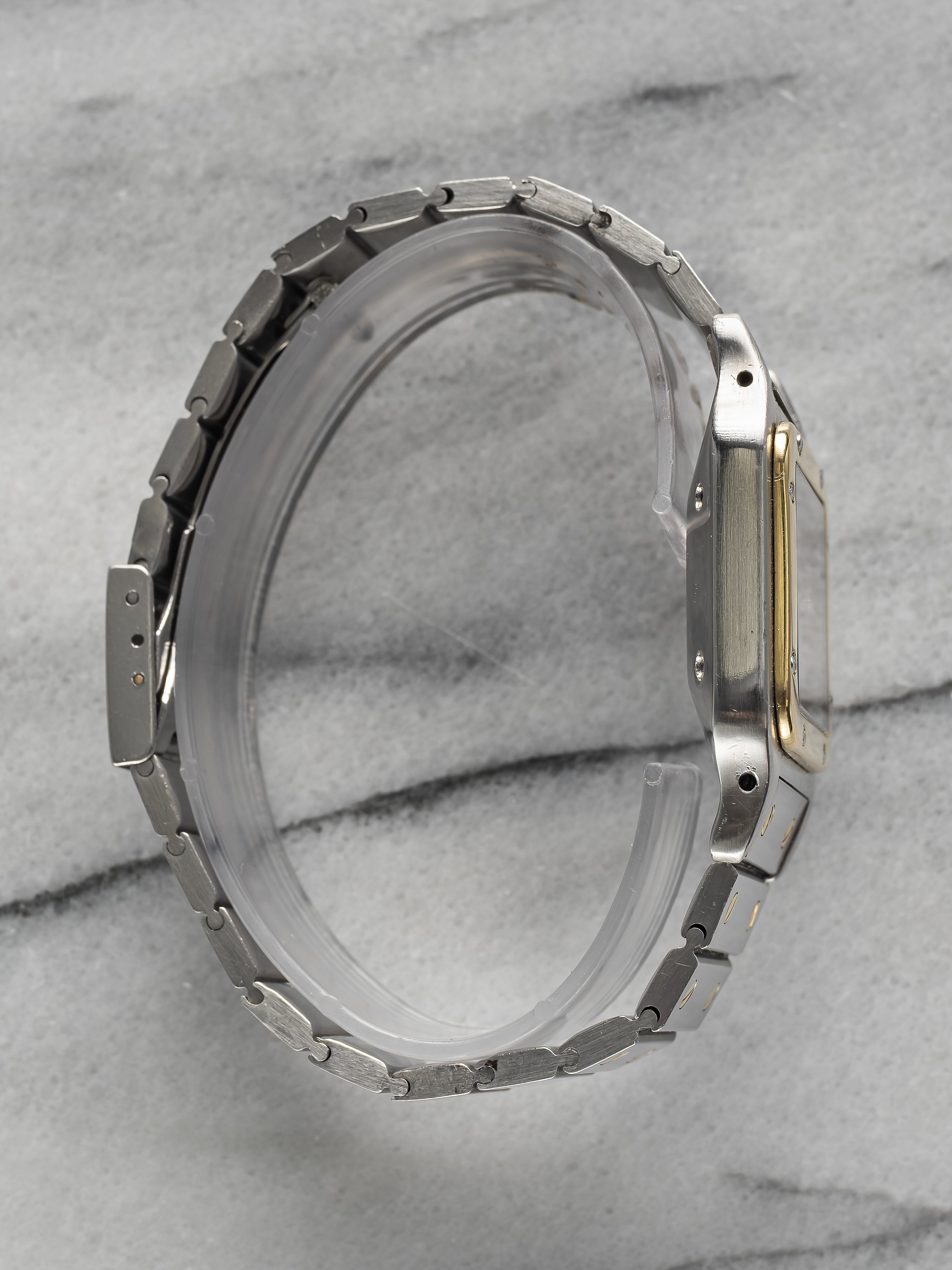 Cartier Santos 2961 - Burgundy Spider Dial