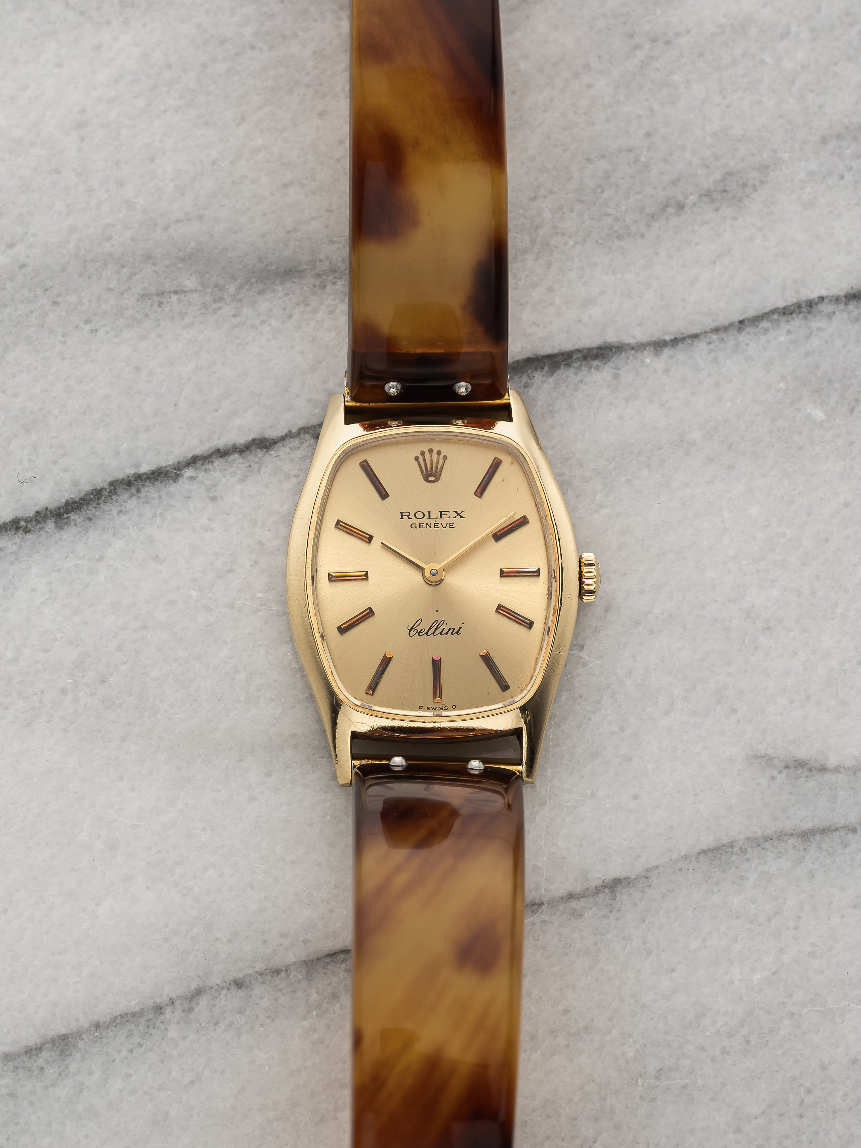 1969 Rolex Cellini 3803 – 18K Yellow Gold Champagne Dial