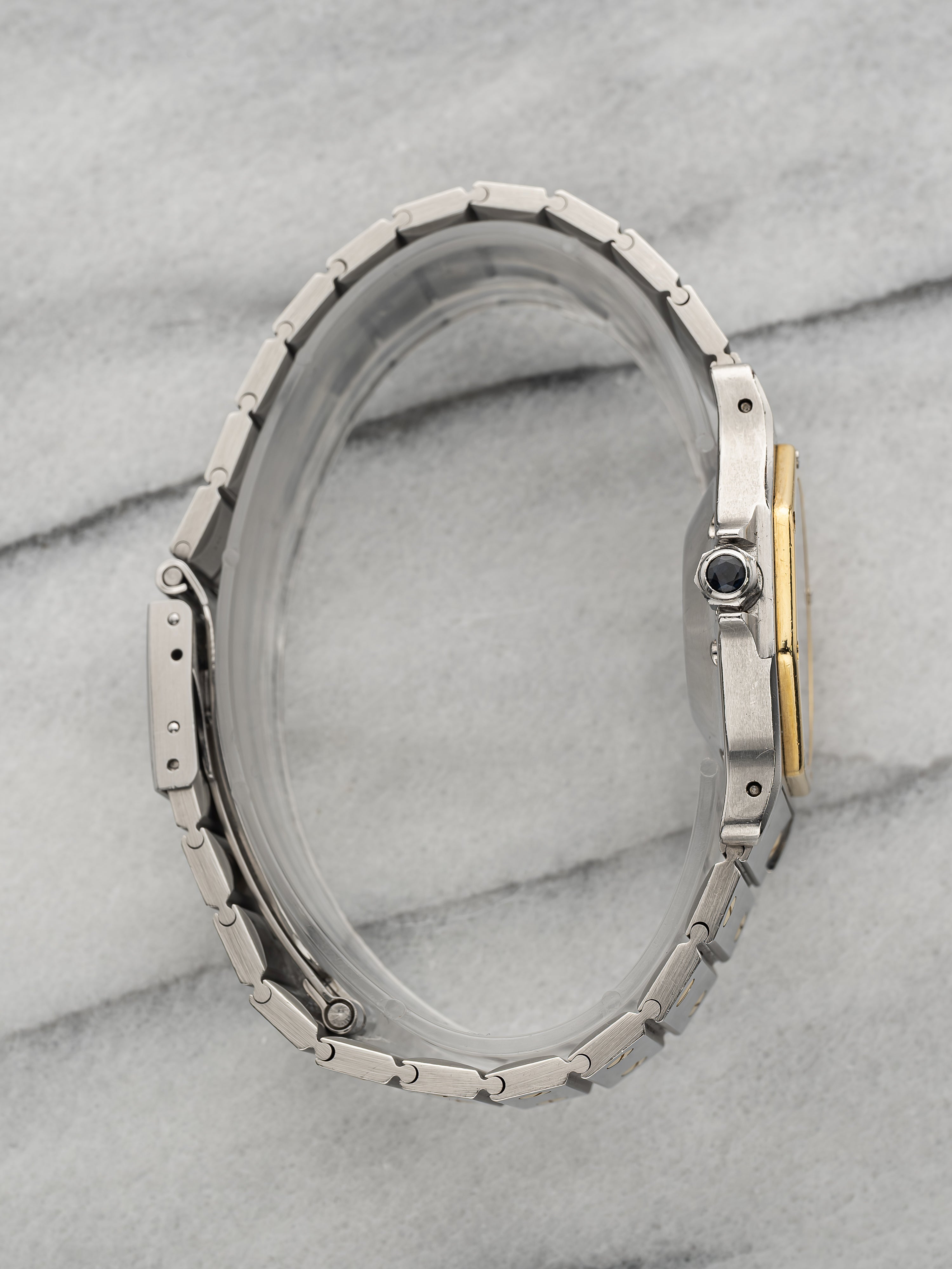 Cartier Santos Octagon - Two Tone White Dial