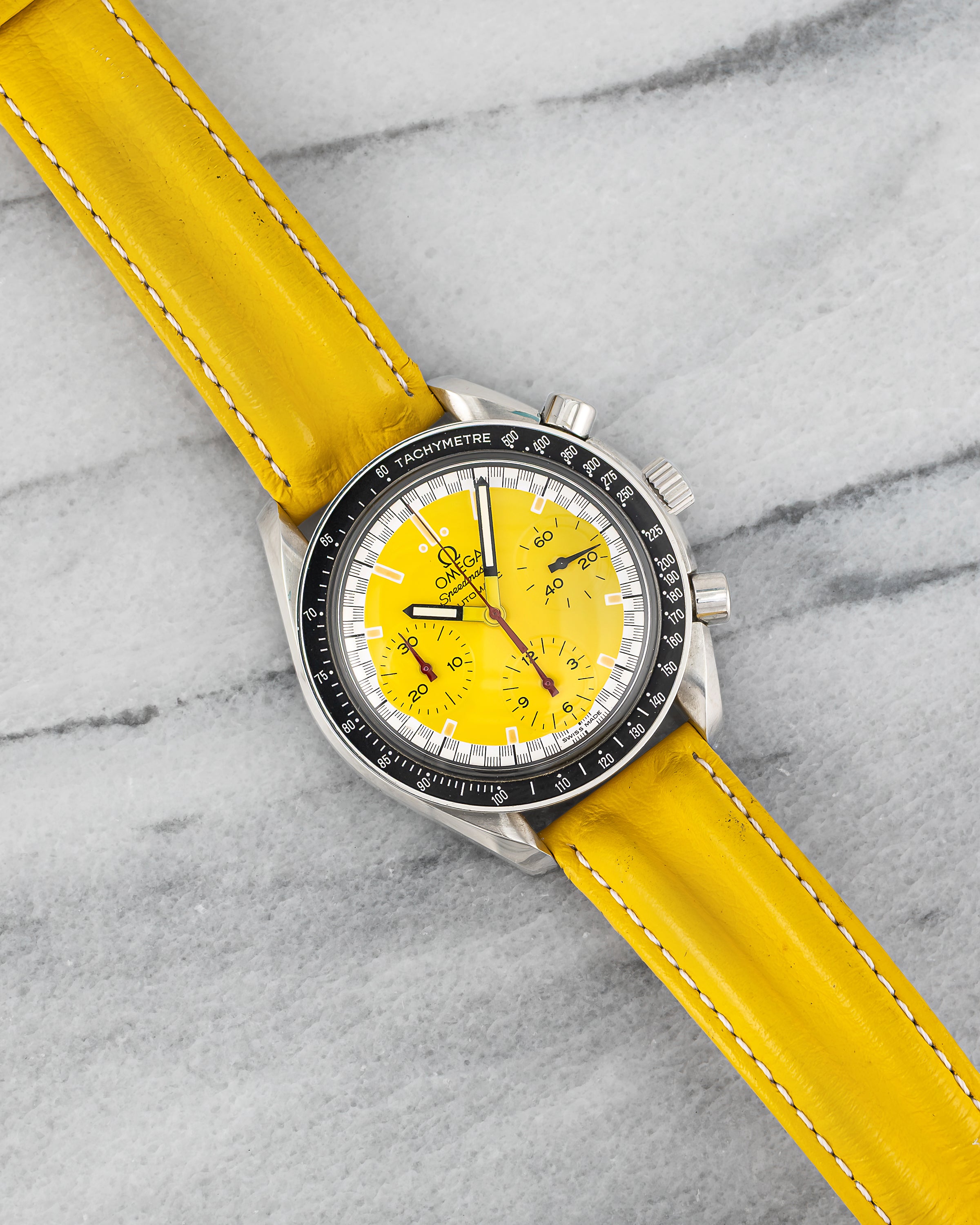 Omega Speedmaster Schumacher – Yellow Lacquer Dial