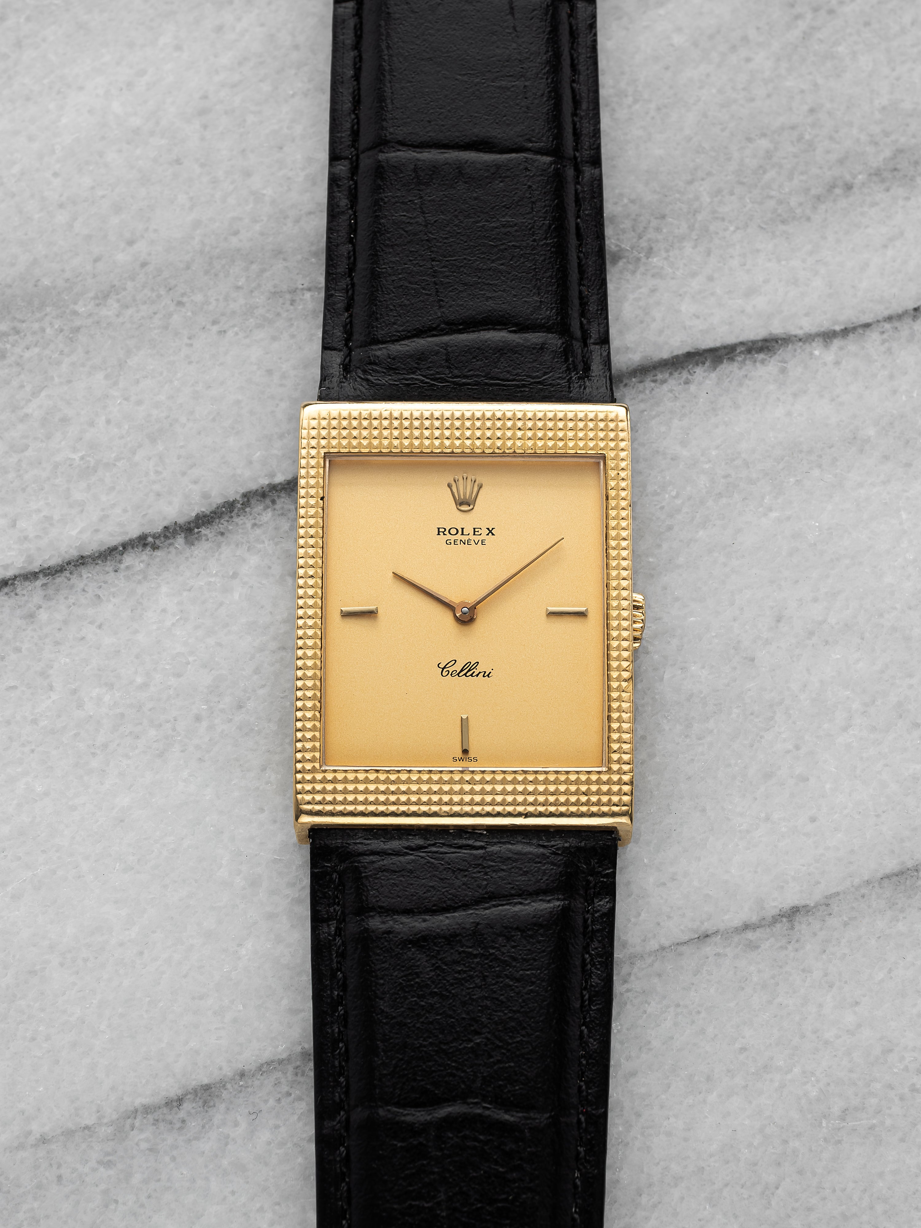1976 Rolex Cellini 4127 - 18K Yellow Gold Champagne Dial