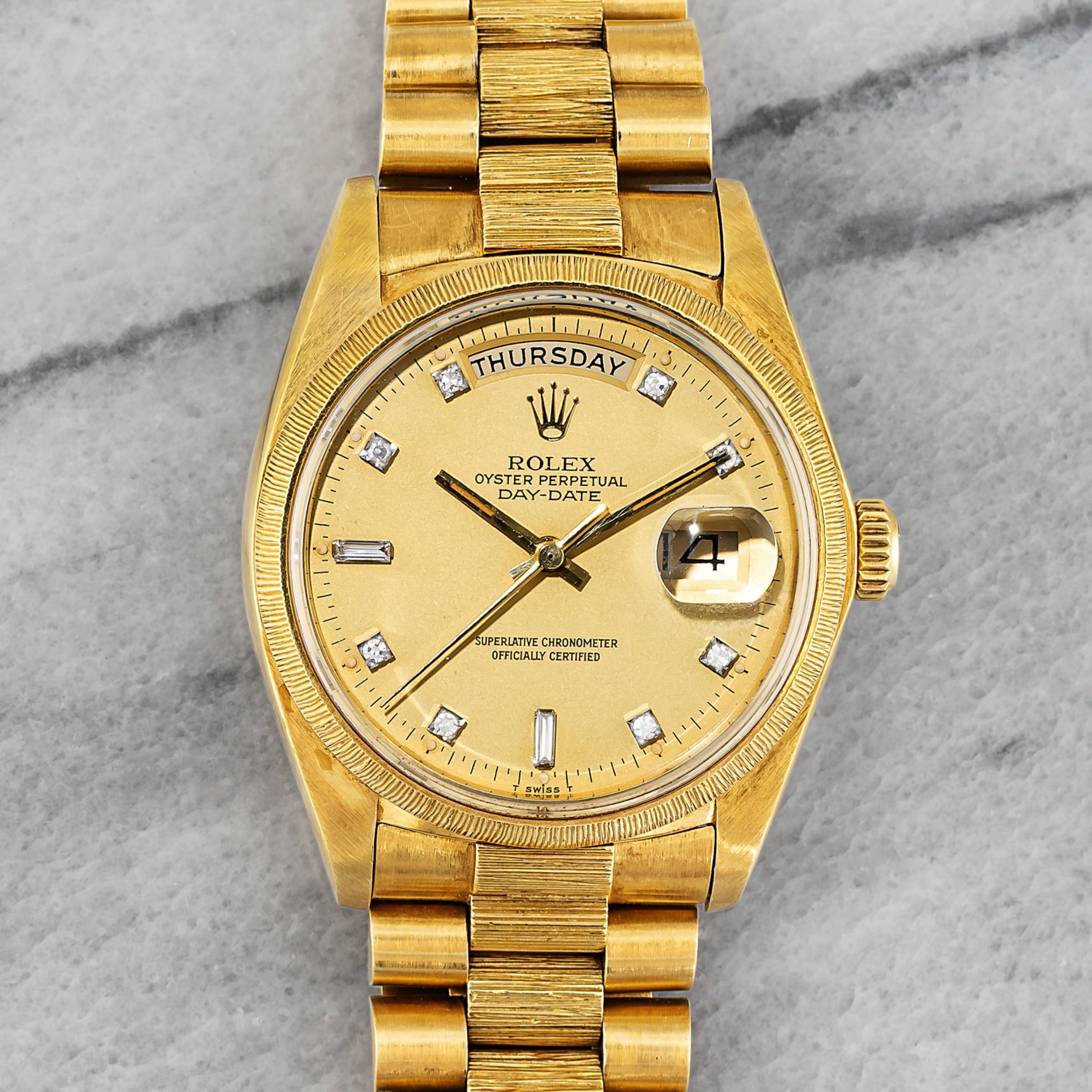 Rolex Day Date 18078 – Lemon Diamond Dial