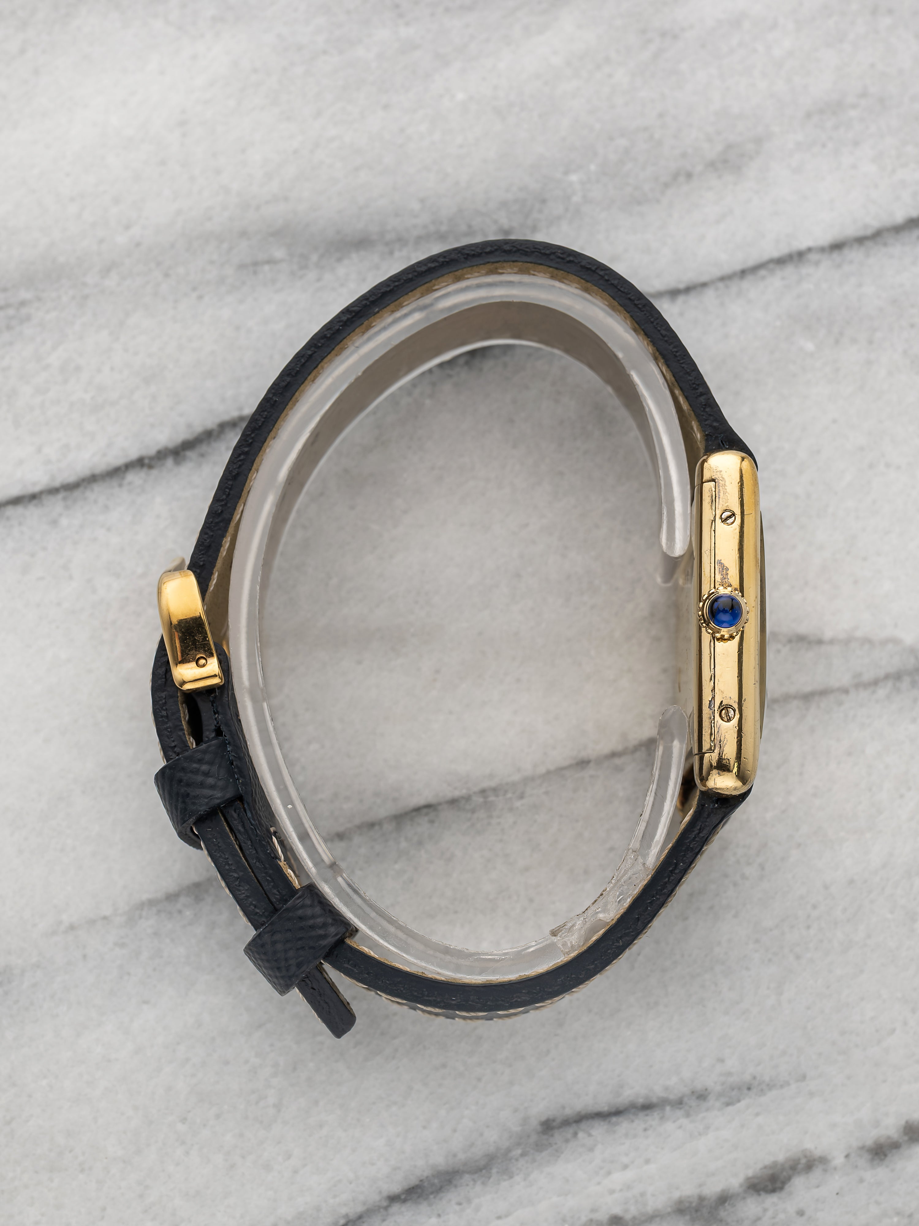 1980s Cartier Tank Must Vermeil Lemon Dial Manual 23mm