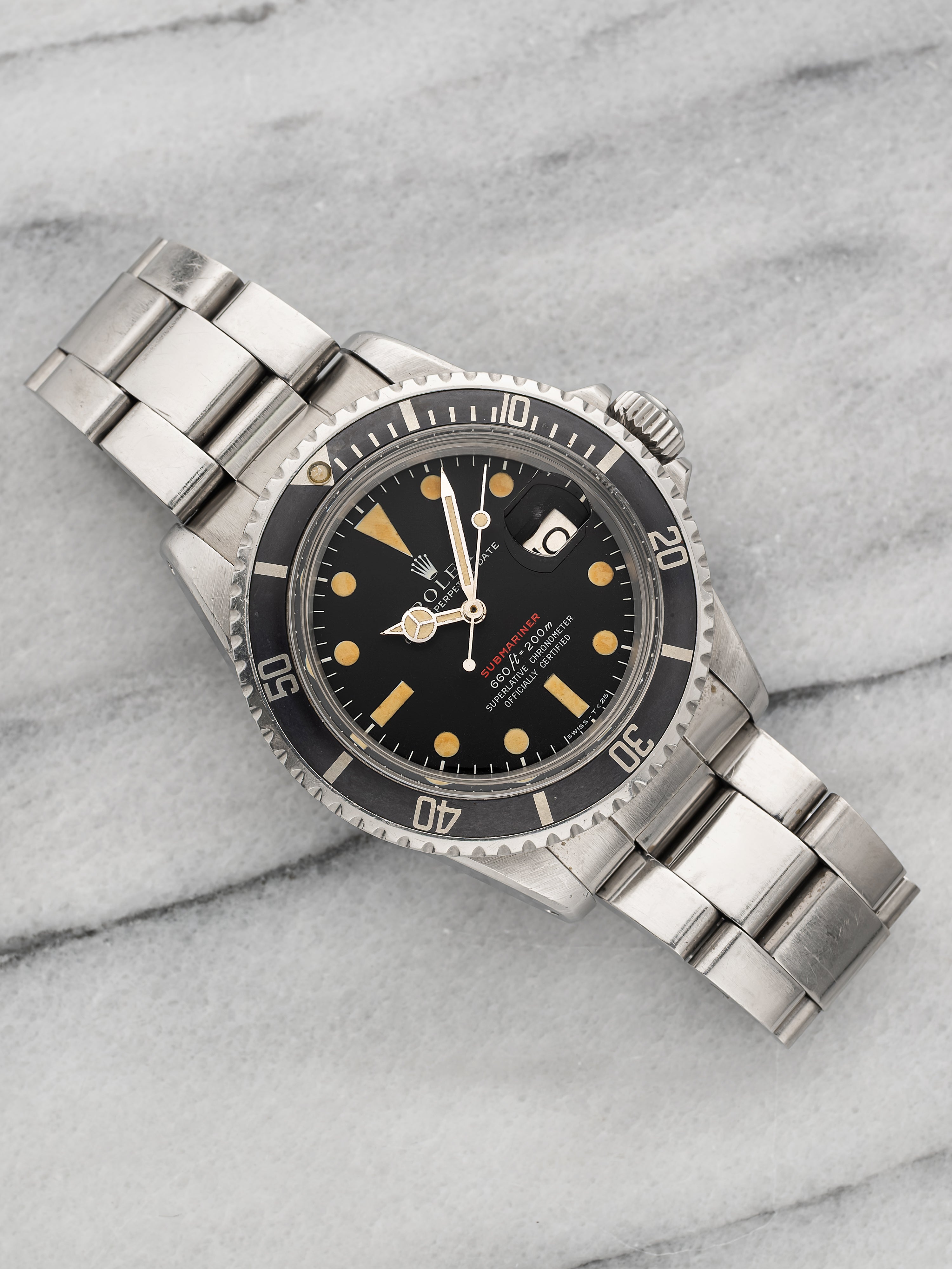 1970s Rolex Submariner Date 1680 - Red Submariner